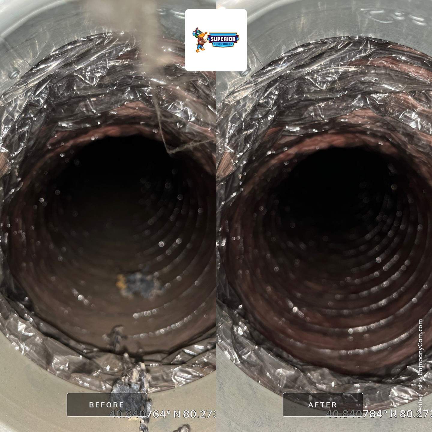 Air Duct Cleaning With a Vacuum Truck in Ellwood City, PA by Superior Air Duct Cleaning
