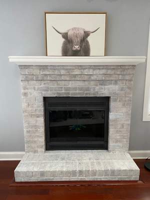 Wood Prefab Fireplace Replacement in Virginia Beach