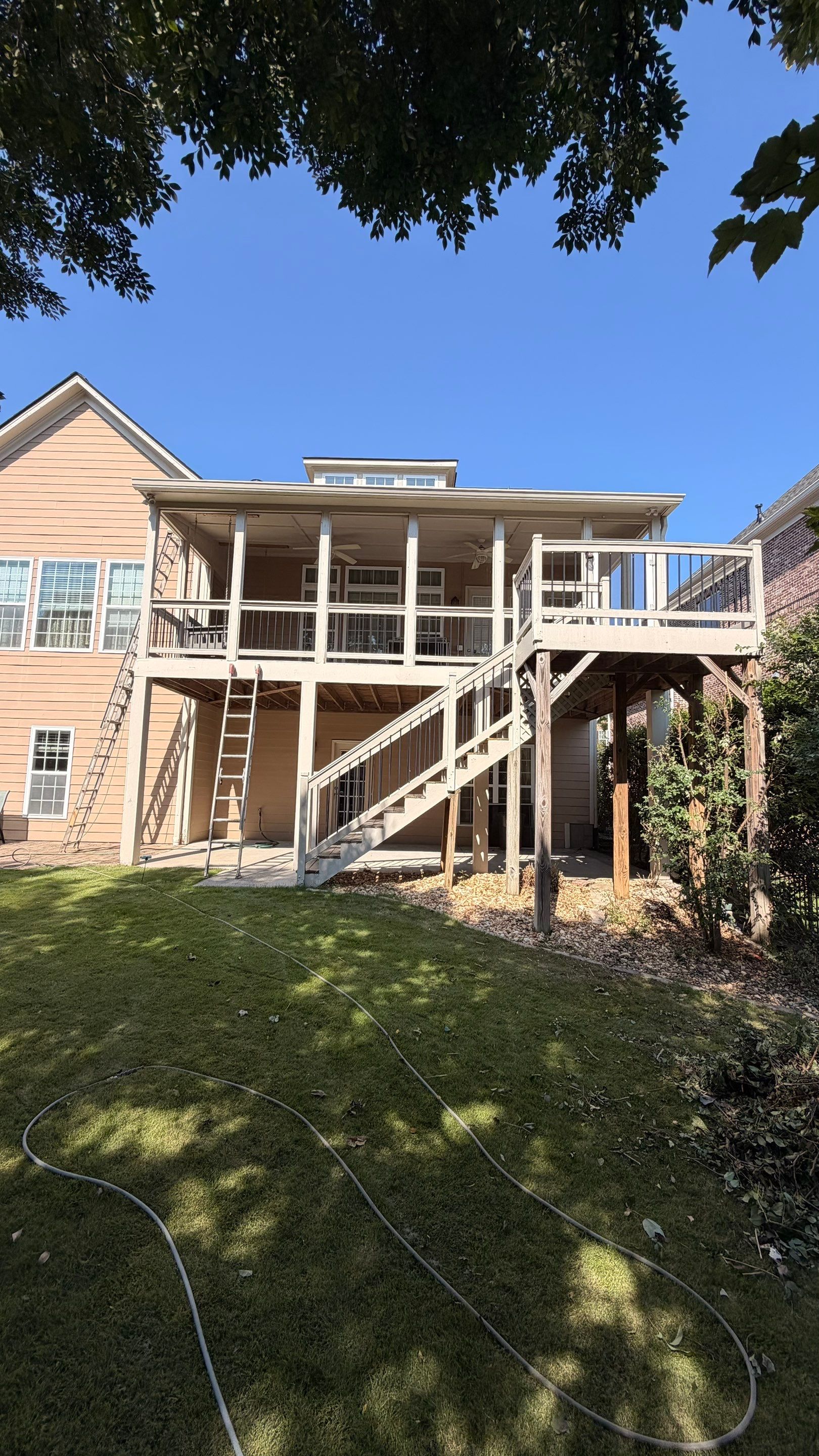 Complete Exterior Home Painting and Porch Refresh in Smyrna by Swift Home Renovations 
