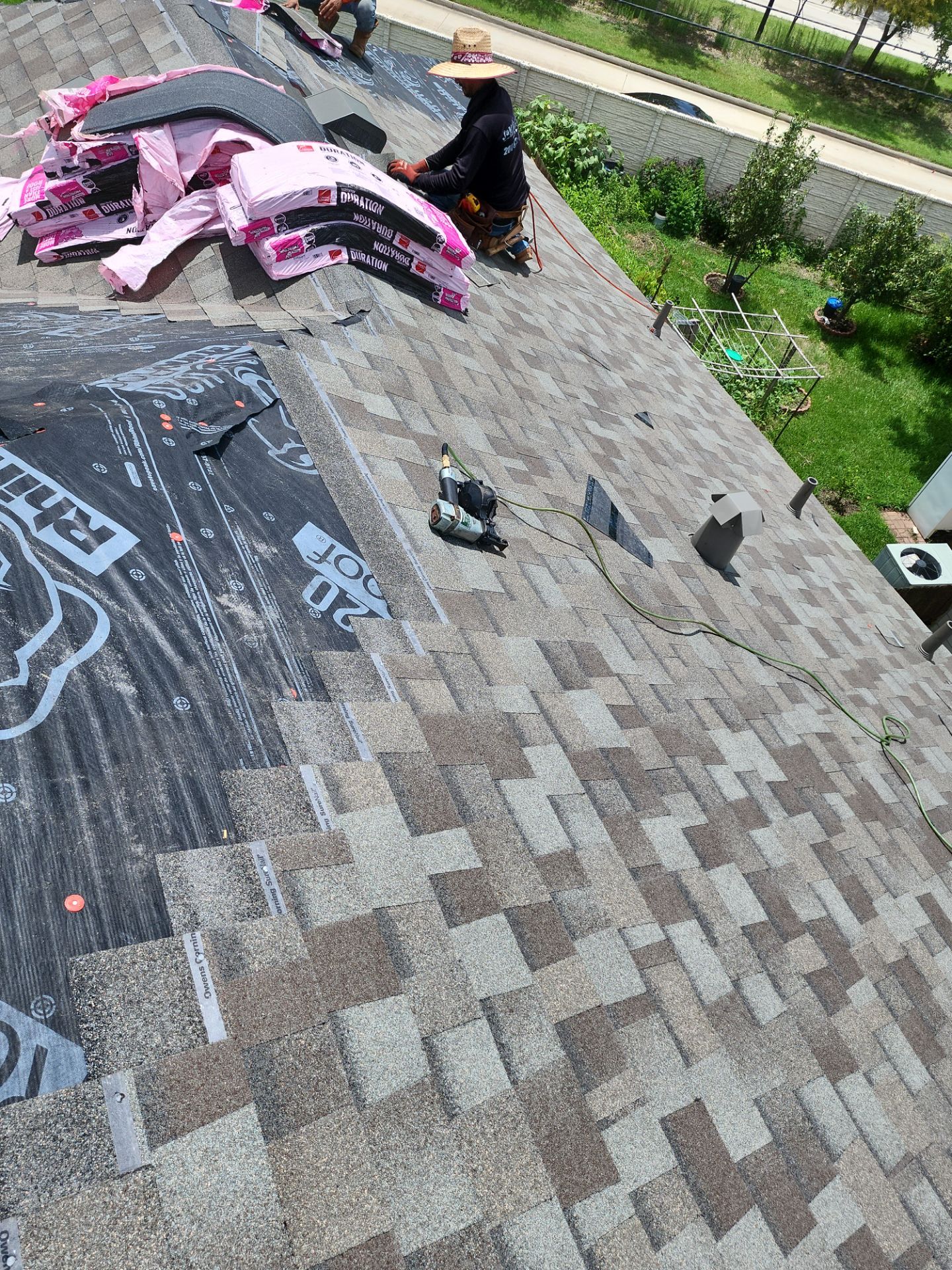 Residential Roofing Repair using Owen's Corning Duration (Lifetime) Shingles by Roof Repair Services LLC
