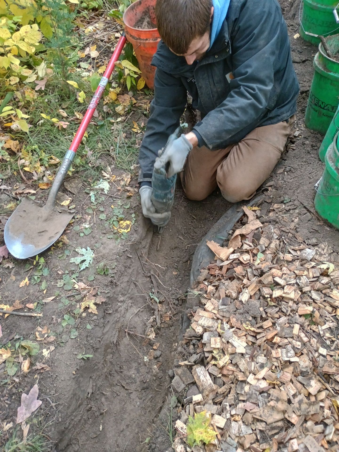 A French Drain for Maya by Waterproofing Northeast