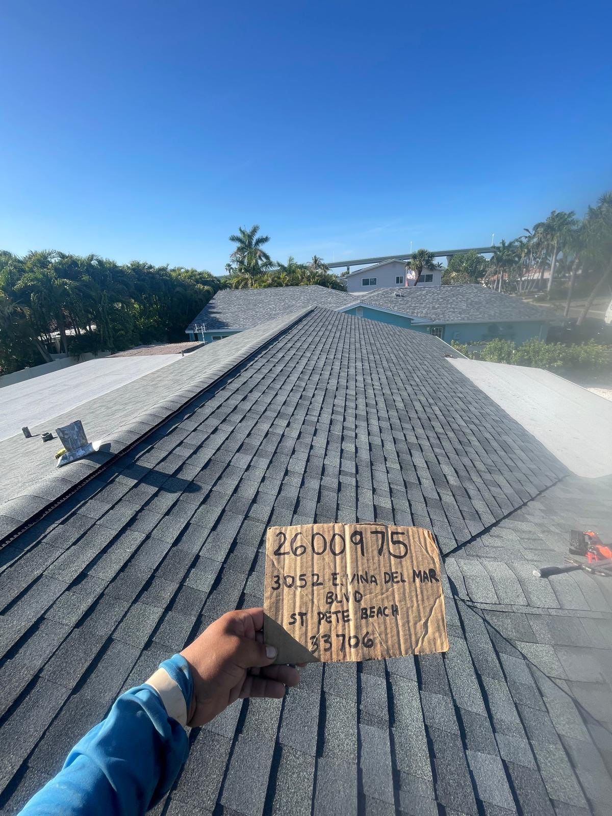 Project in St. Pete Beach 33706 by Mitchell Roofing Company LLC 