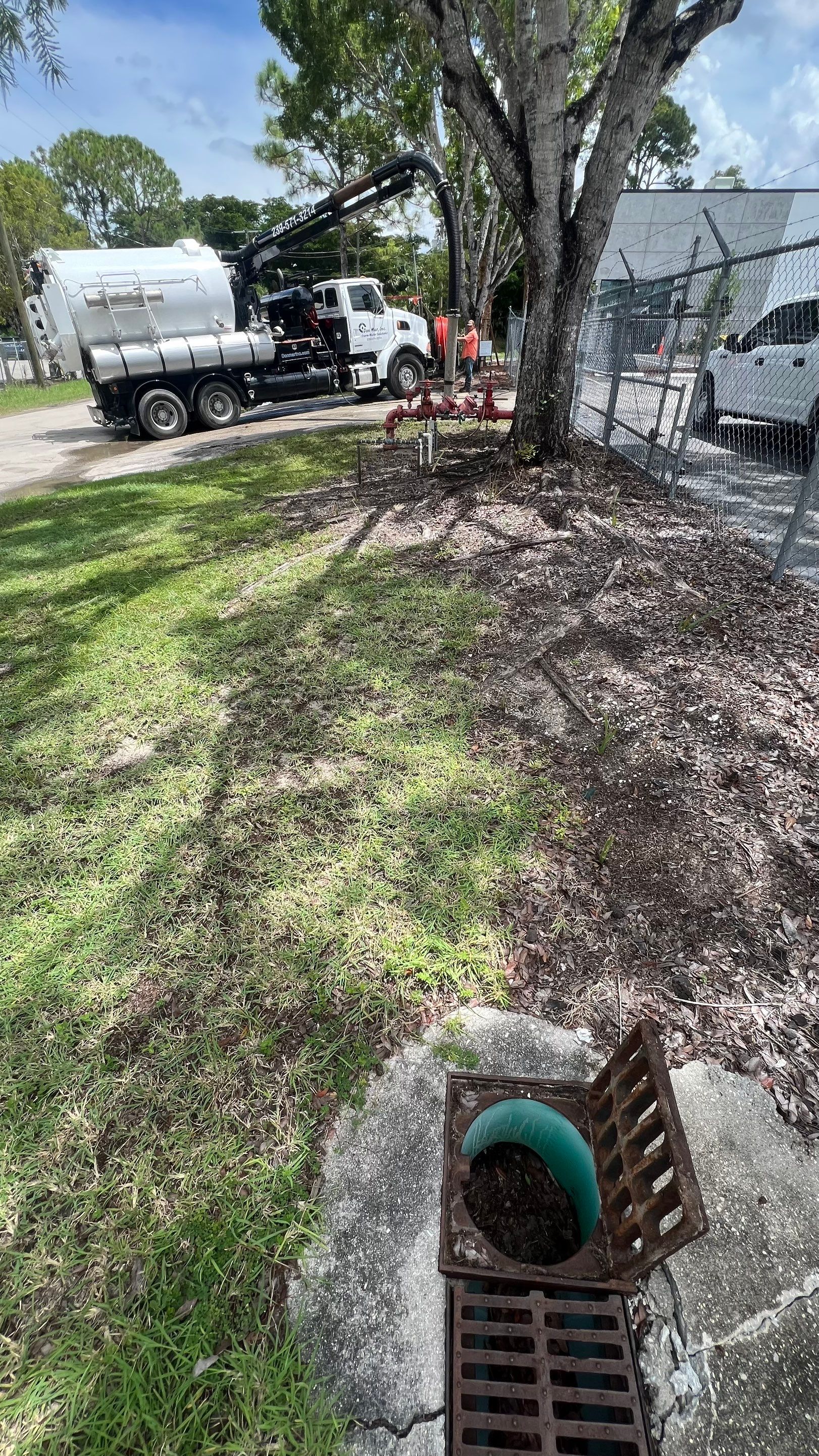 Bonita Springs Commercial Property Stormwater System Maintenance by Don Mar, Inc. Storm Water Solutions