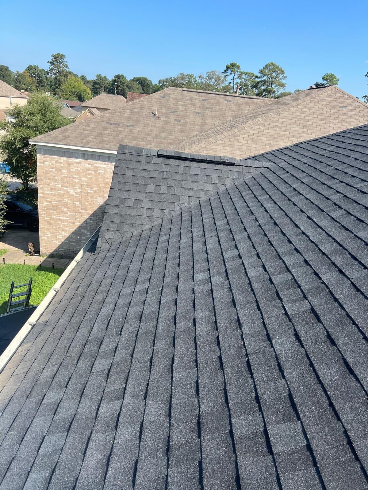 Residential Roofing Installation using Tamko Heritage® Series Rustic Black by CAP Roofing and Construction LLC