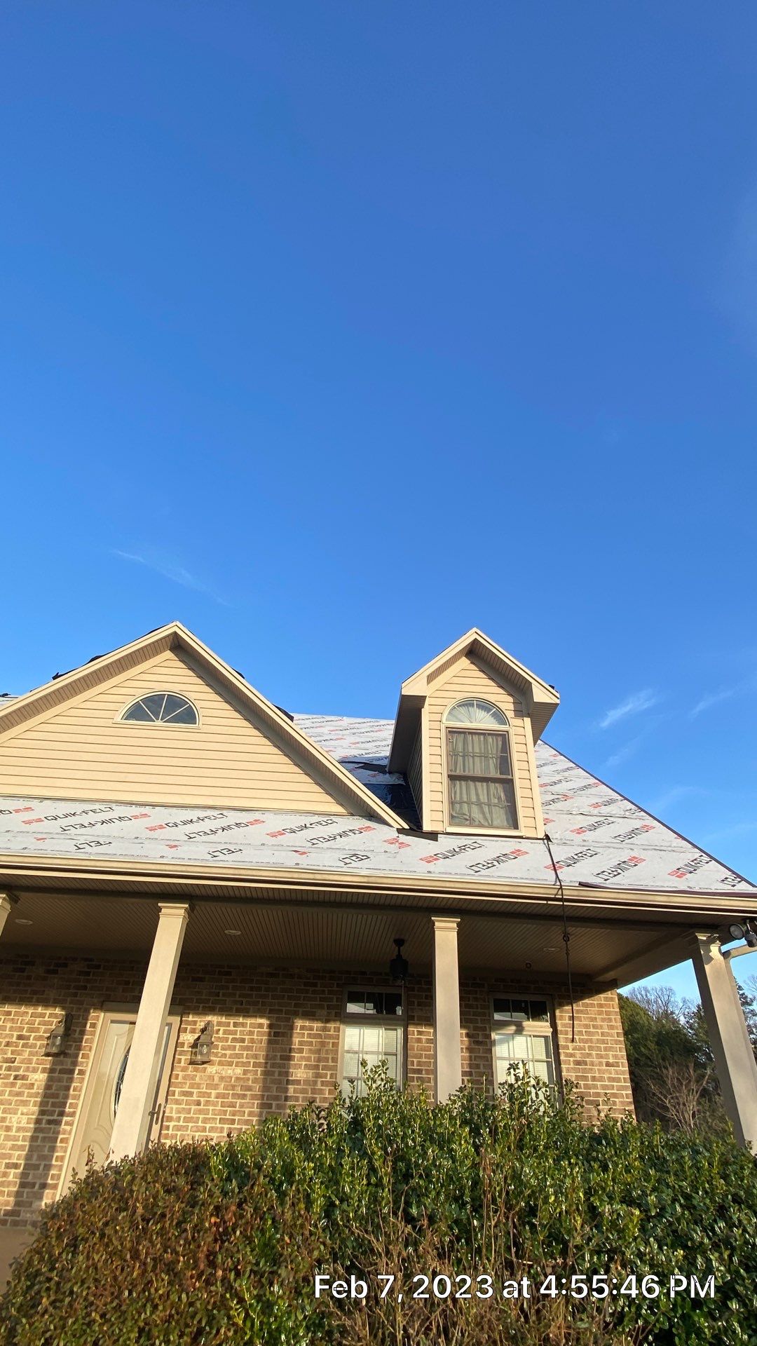 GAF Weathered Wood and Custom Copper by Just In Time Roofing and Restoration