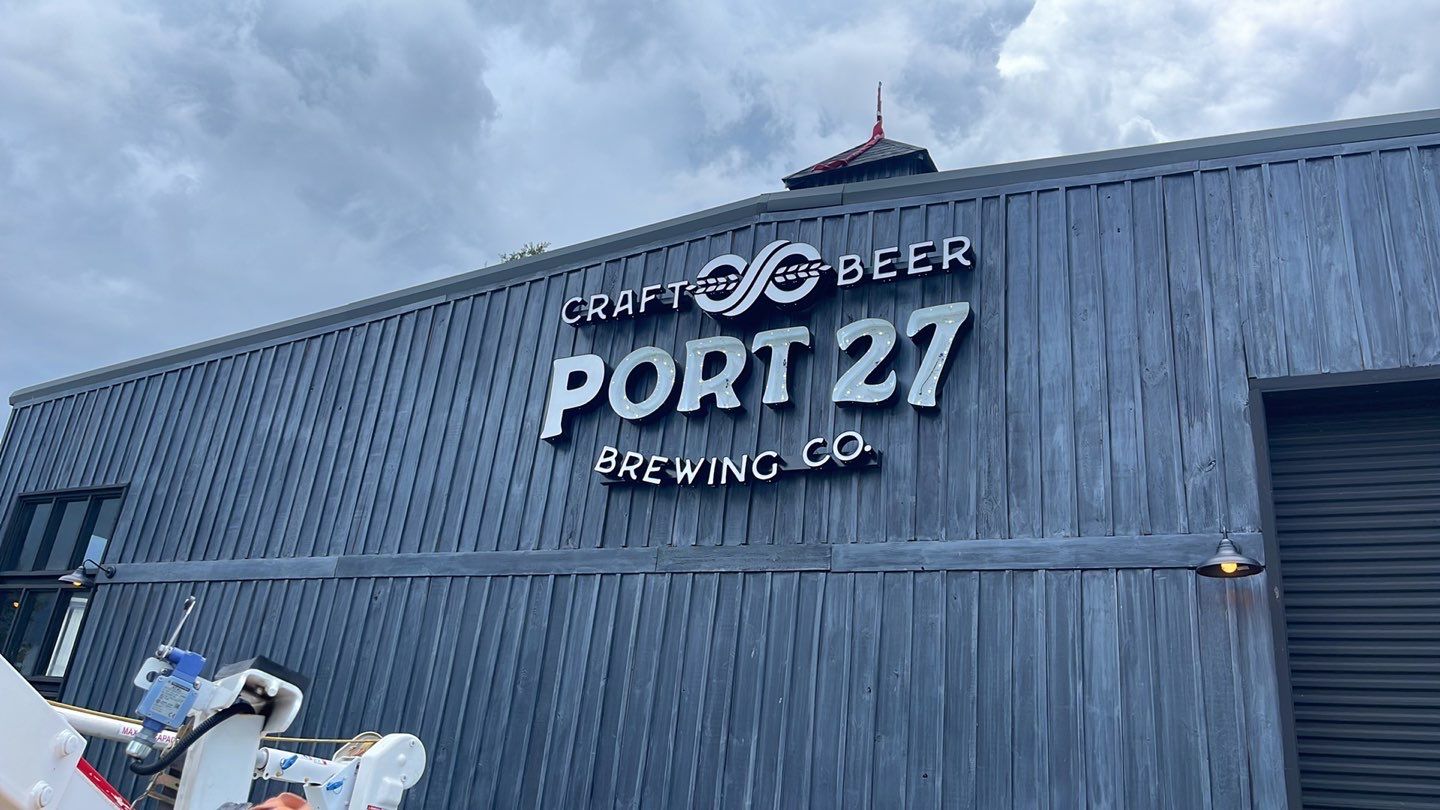Channel Letters for Port 27 by SignCrafters