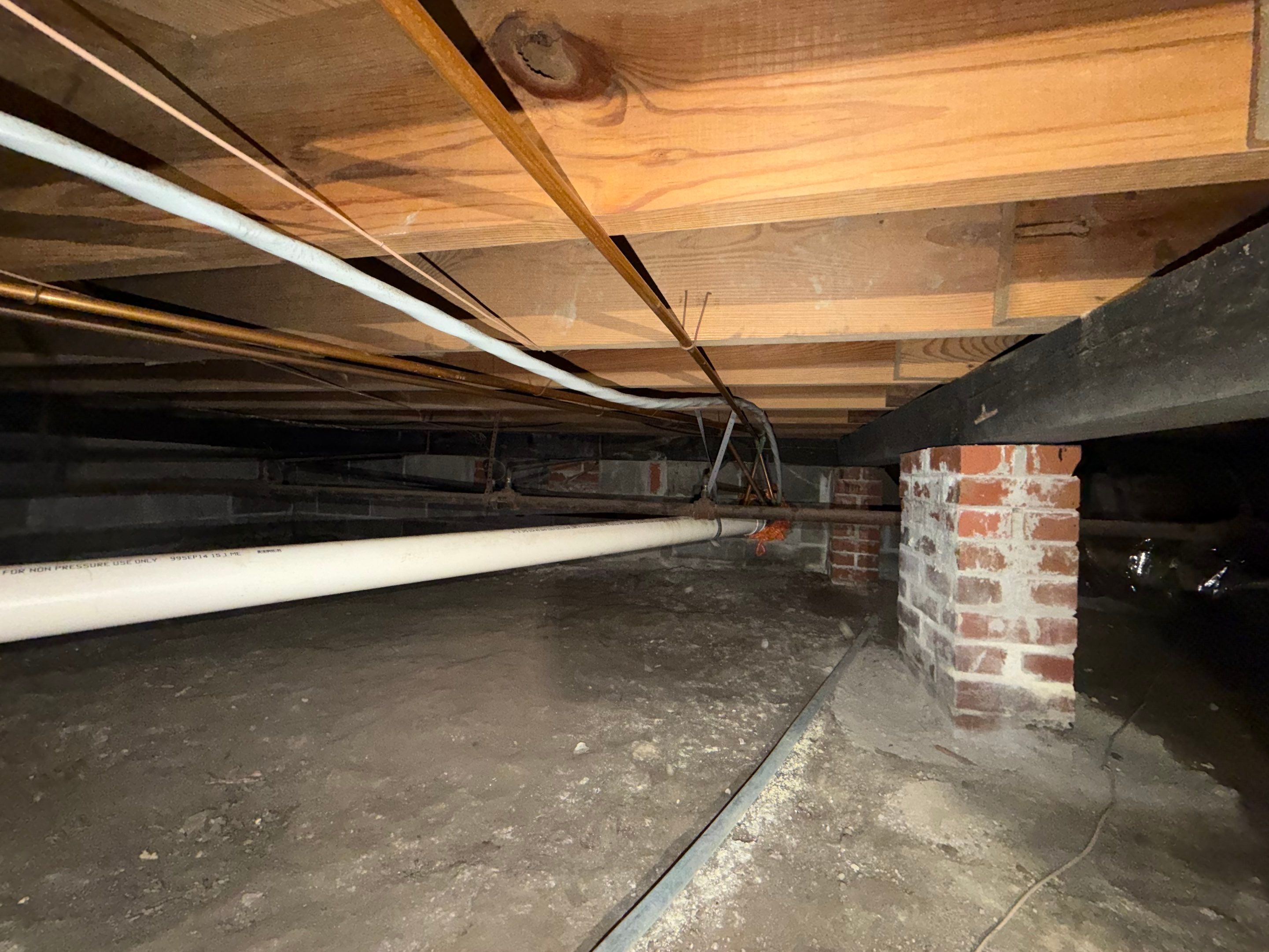 Project in Portsmouth by Patriot Crawl Space Repairs