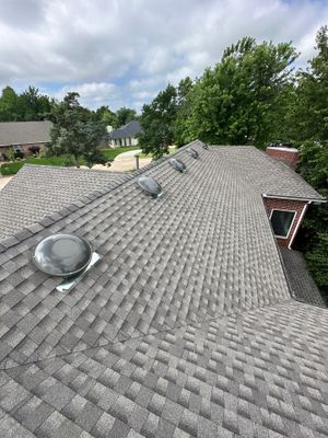 roof, chimney flashing & solar tube replacement & chimney in Oklahoma City