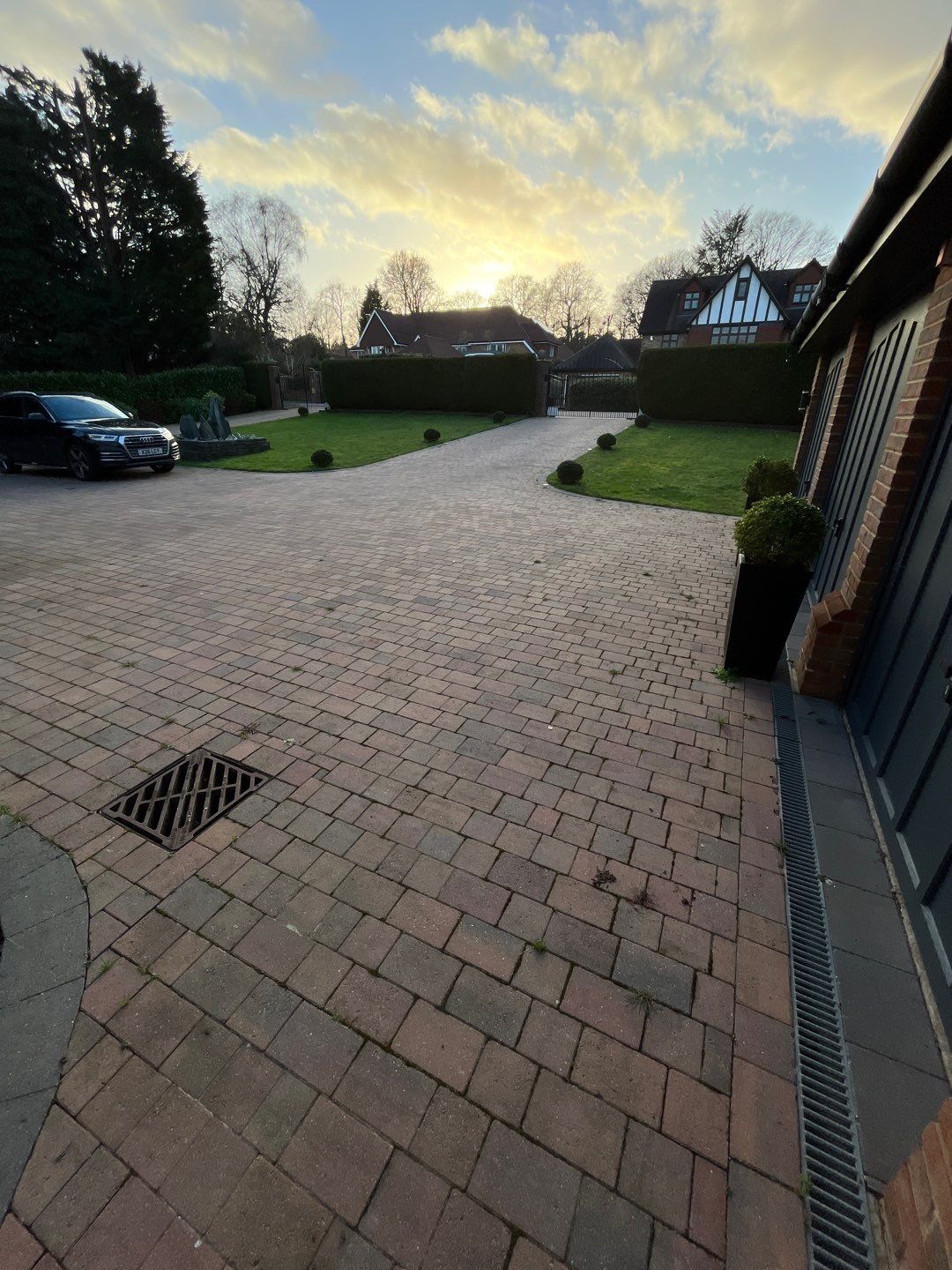 Roof and Driveway Clean using Mosmatic FSC and Biocide by Ges Exterior Cleaning ltd