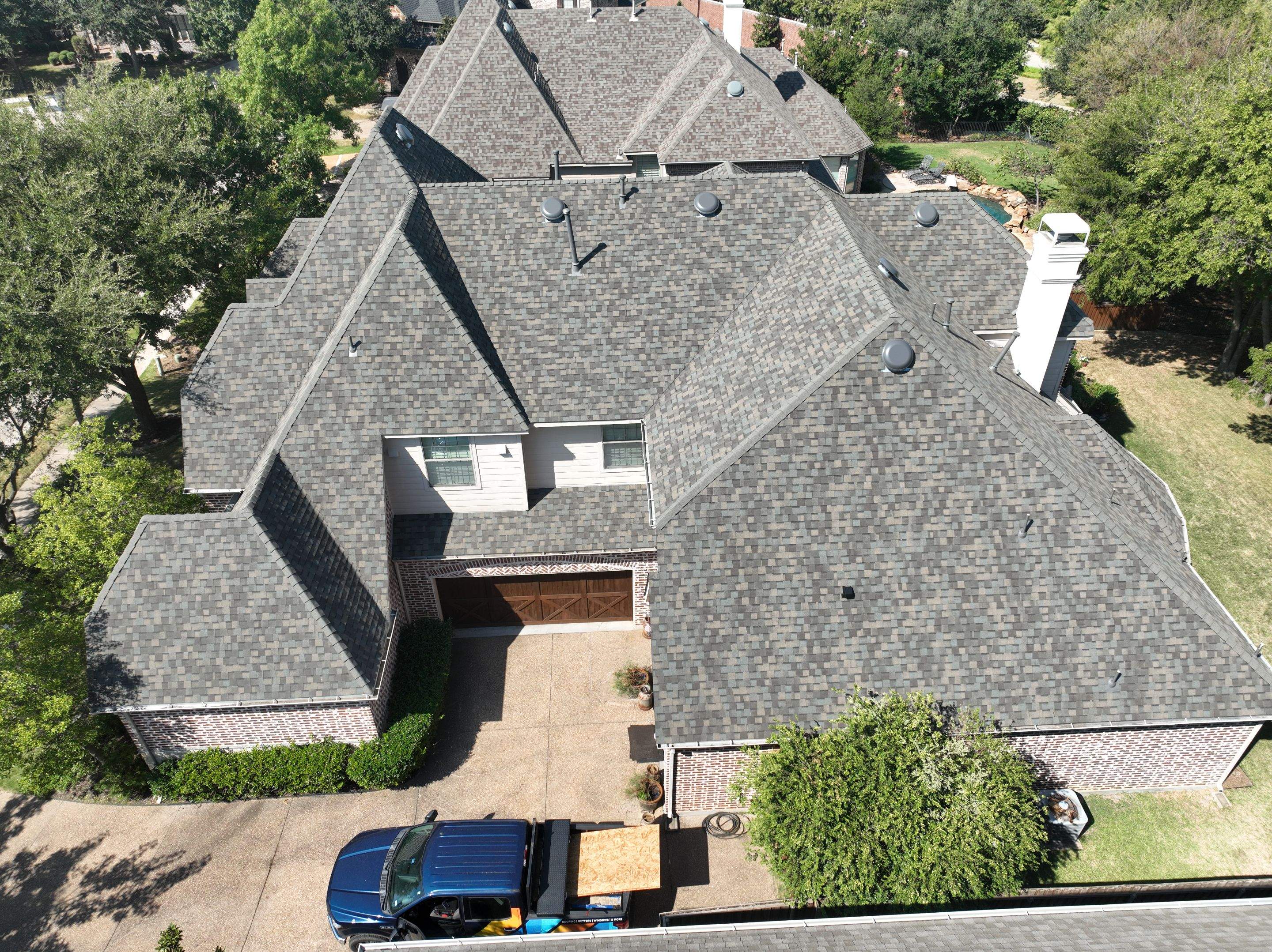 Residential Roofing Installation using CertainTeed Landmark MaxDef Weathered Wood by OneSource Roofing and Restoration