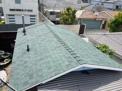 Garage Reroof using Owens Corning Duration Cool Shingles