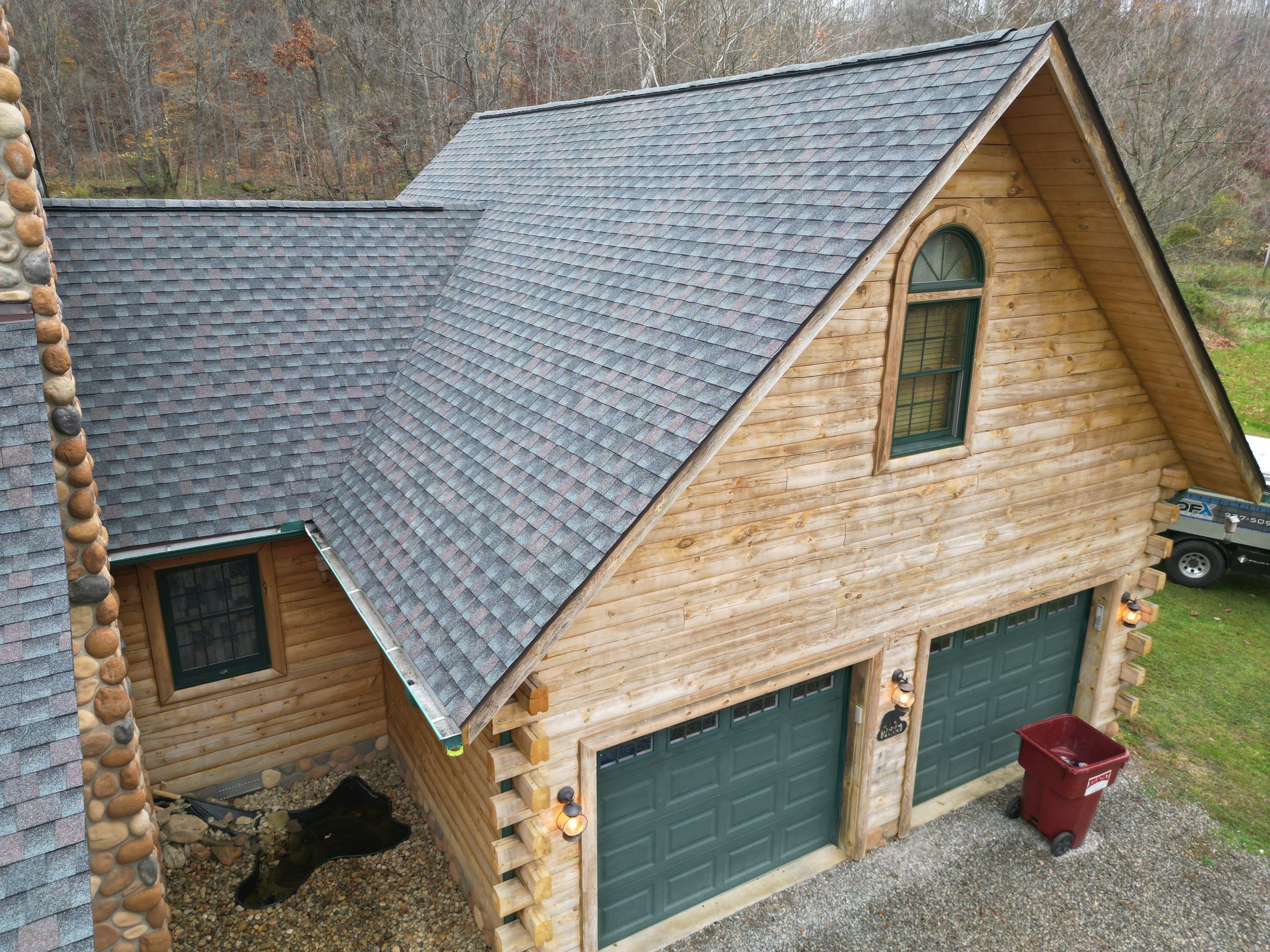 Residential Roofing Installation using Timberline HDZ Shingles - Williamsburg Slate by RoofX 