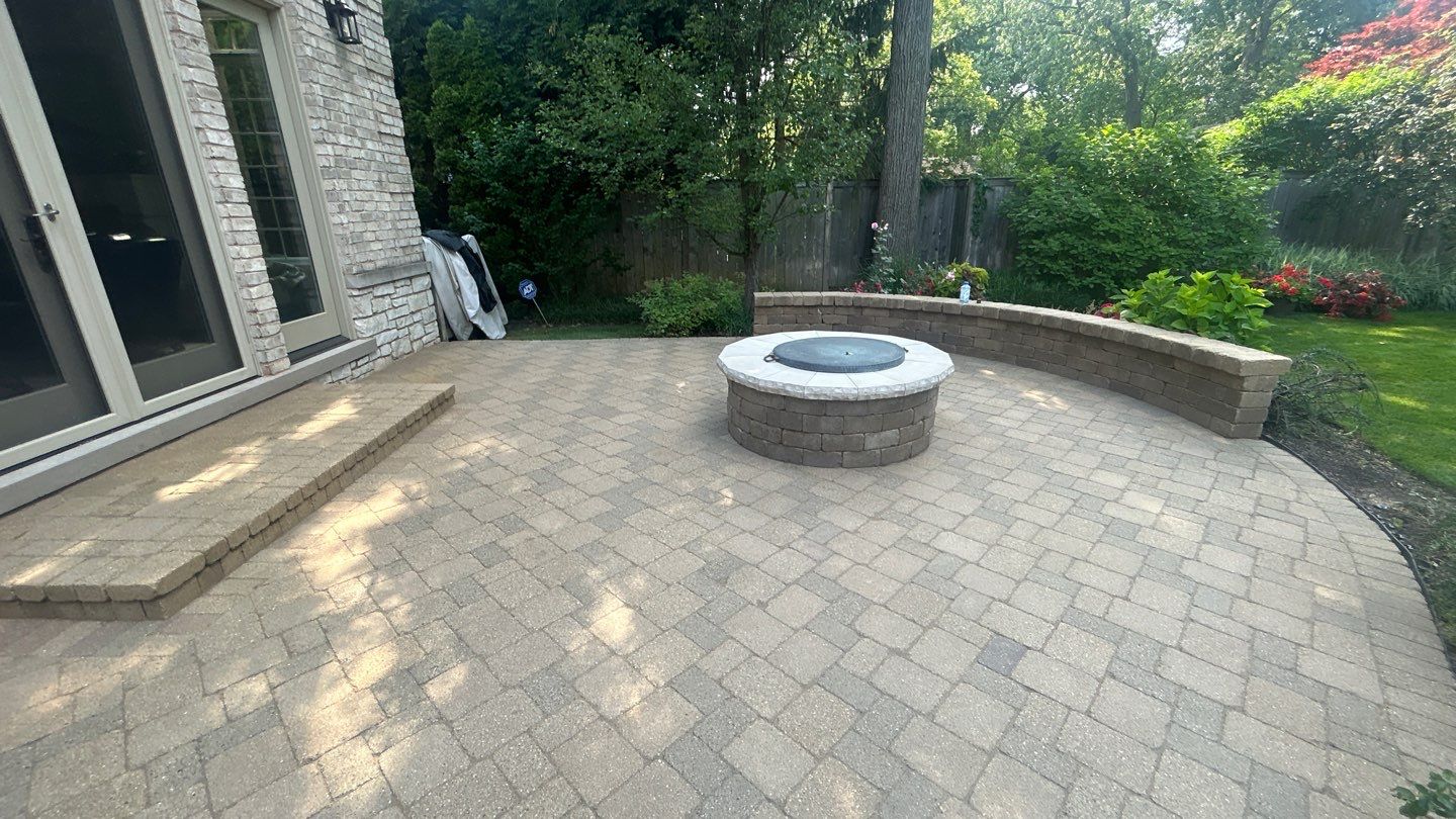 Brick paver clean, sand and seal.  using surebond SB-8700 by Northern Power Washing LLC.