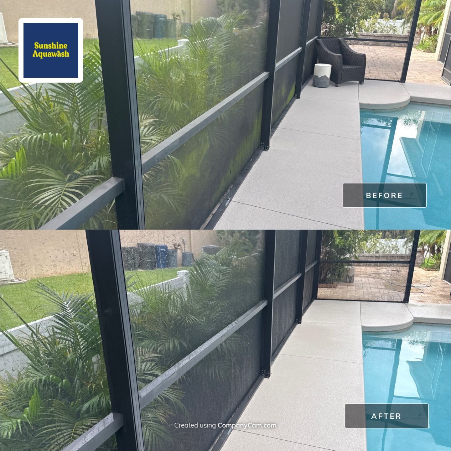 Pool Deck, Lanai & Pool Cage Cleaning in Oakleaf Hammock – Ellenton, FL 34222 by Sunshine AquaWash