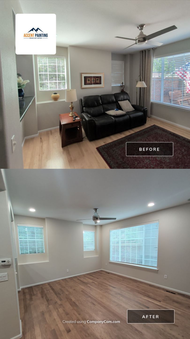 Interior Repaint in Highlands Ranch by Accent Painting