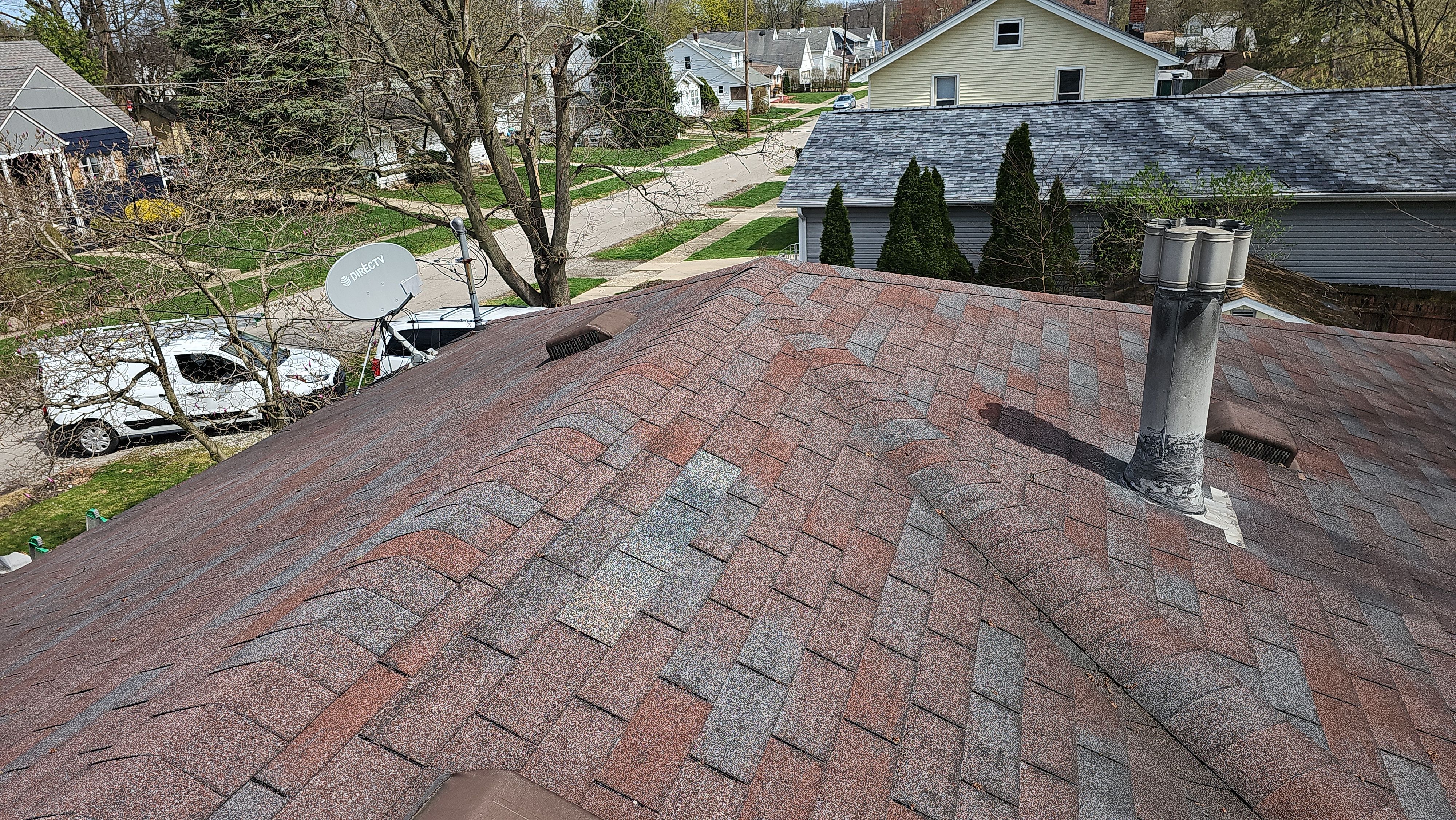 Atlas Pinnacle, Color, Coastal Granite, Drip Edge, Color, Black by Eagle Eye Roofing