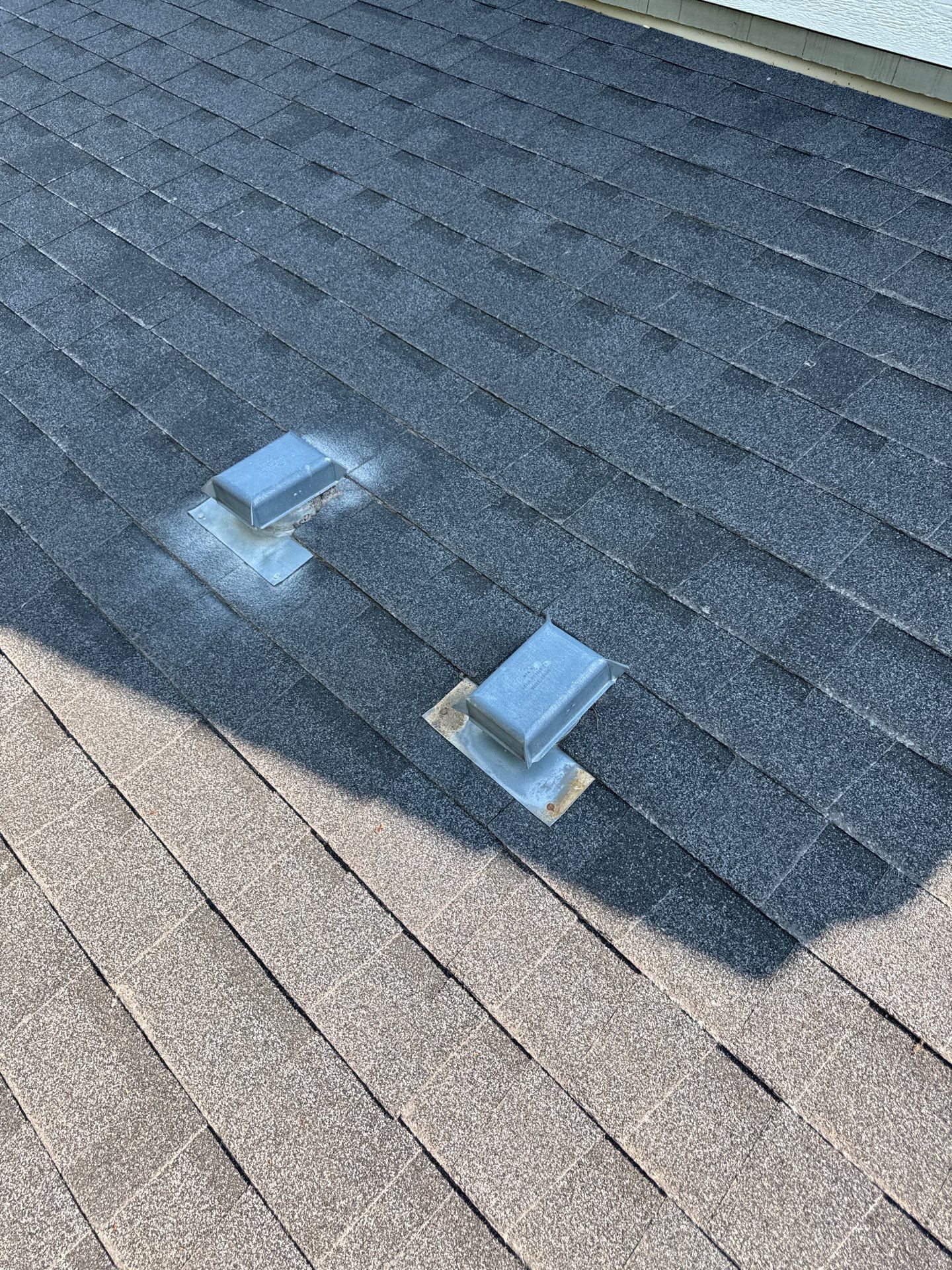 Meridian Residential Roof Replacement Using Dark Gray Architectural Shingles by Olive Roofing