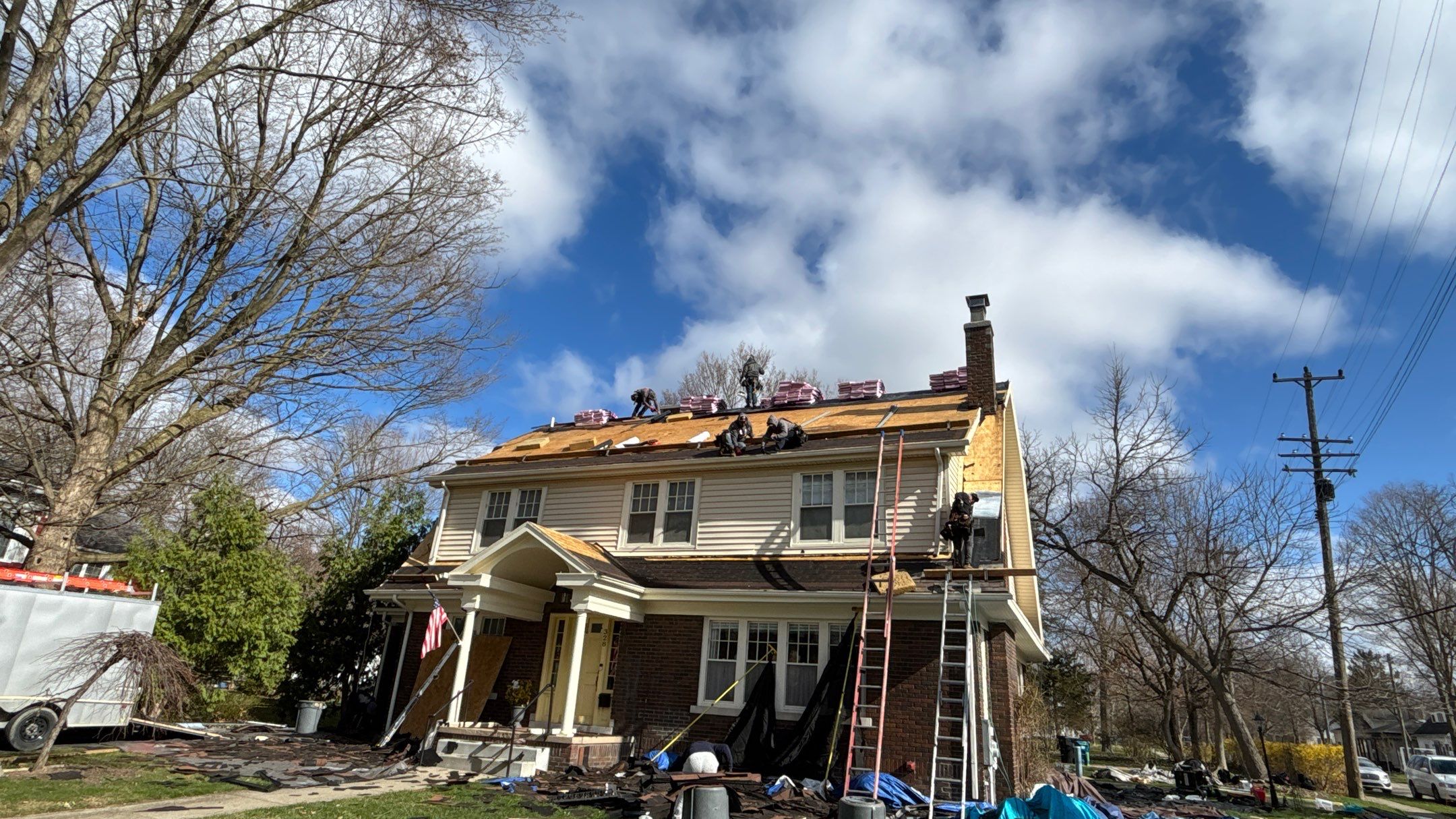Roof Replacement using Owens Corning Summer Harvest by 180 Contractors
