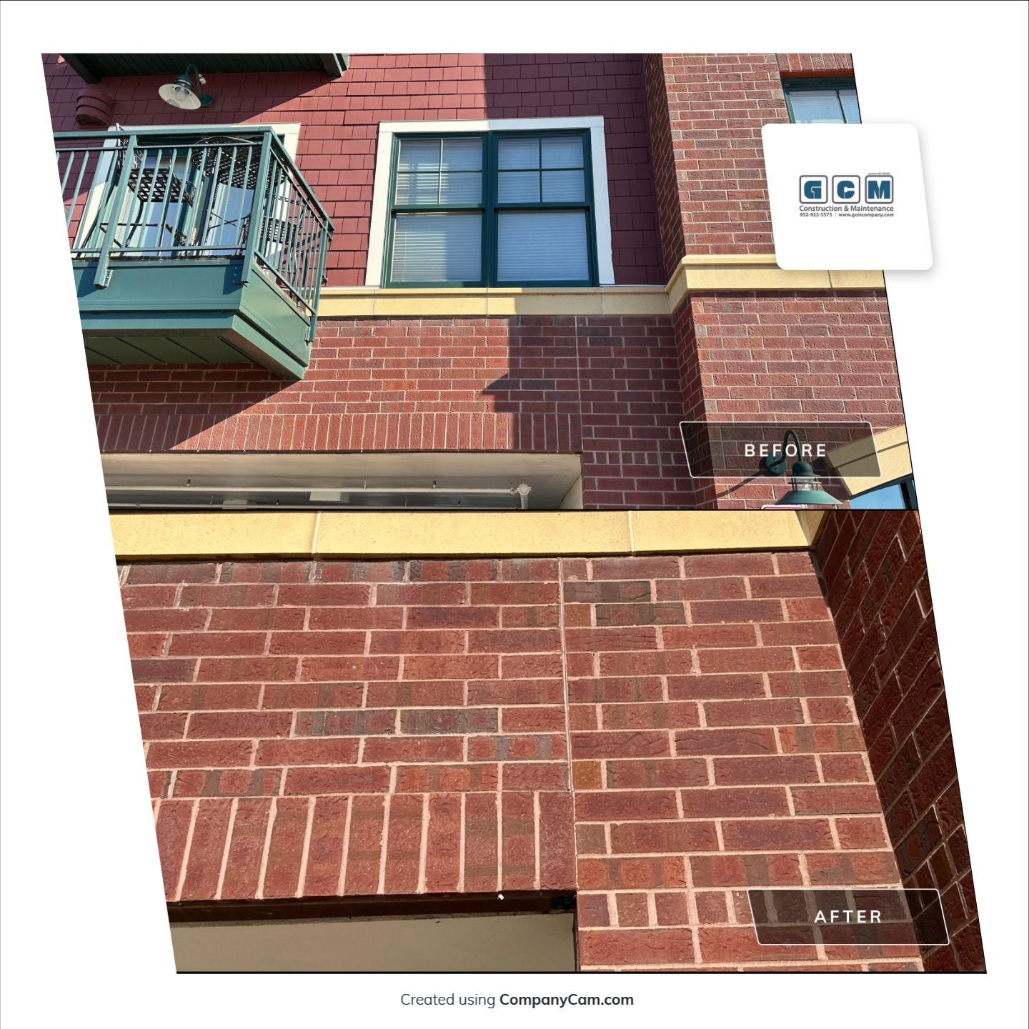 Masonry Control Joints - Spring Park by Gassen Construction and Maintenance