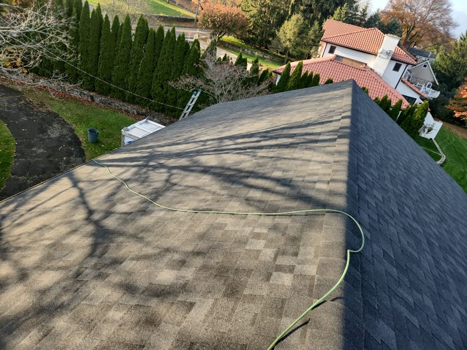 Residential Roofing Installation using Owens Corning TruDefinition Onyx Black by A Plus Exterior