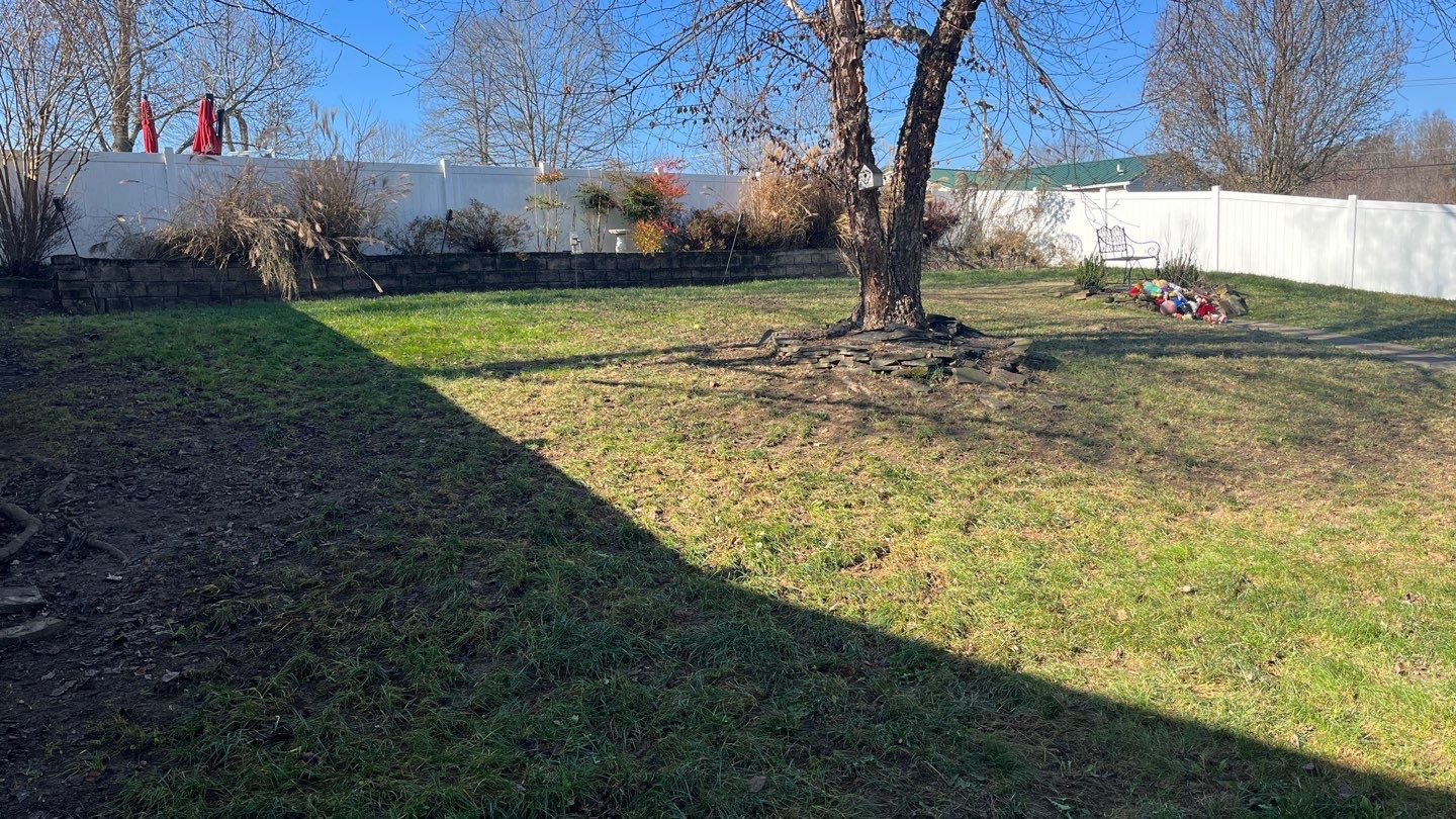 Leaf clean up using Leaf vaccum  by GrassBusters, Inc.