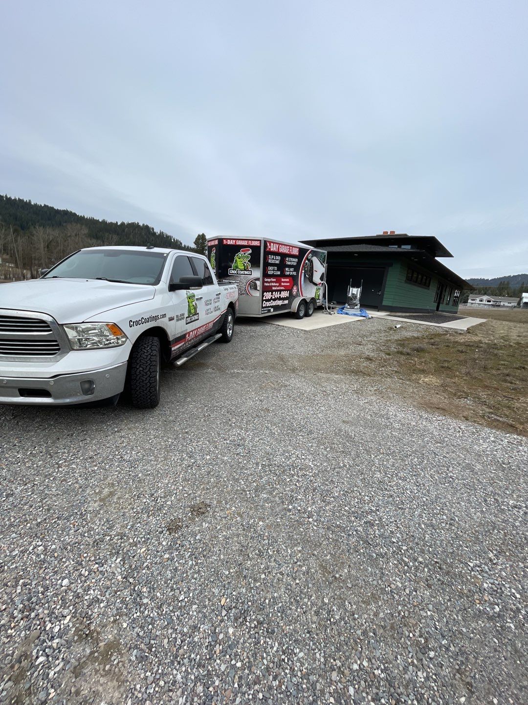 Garage Transformation using Silver Creek and the Penntek Evolution System by Croc Coatings, LLC