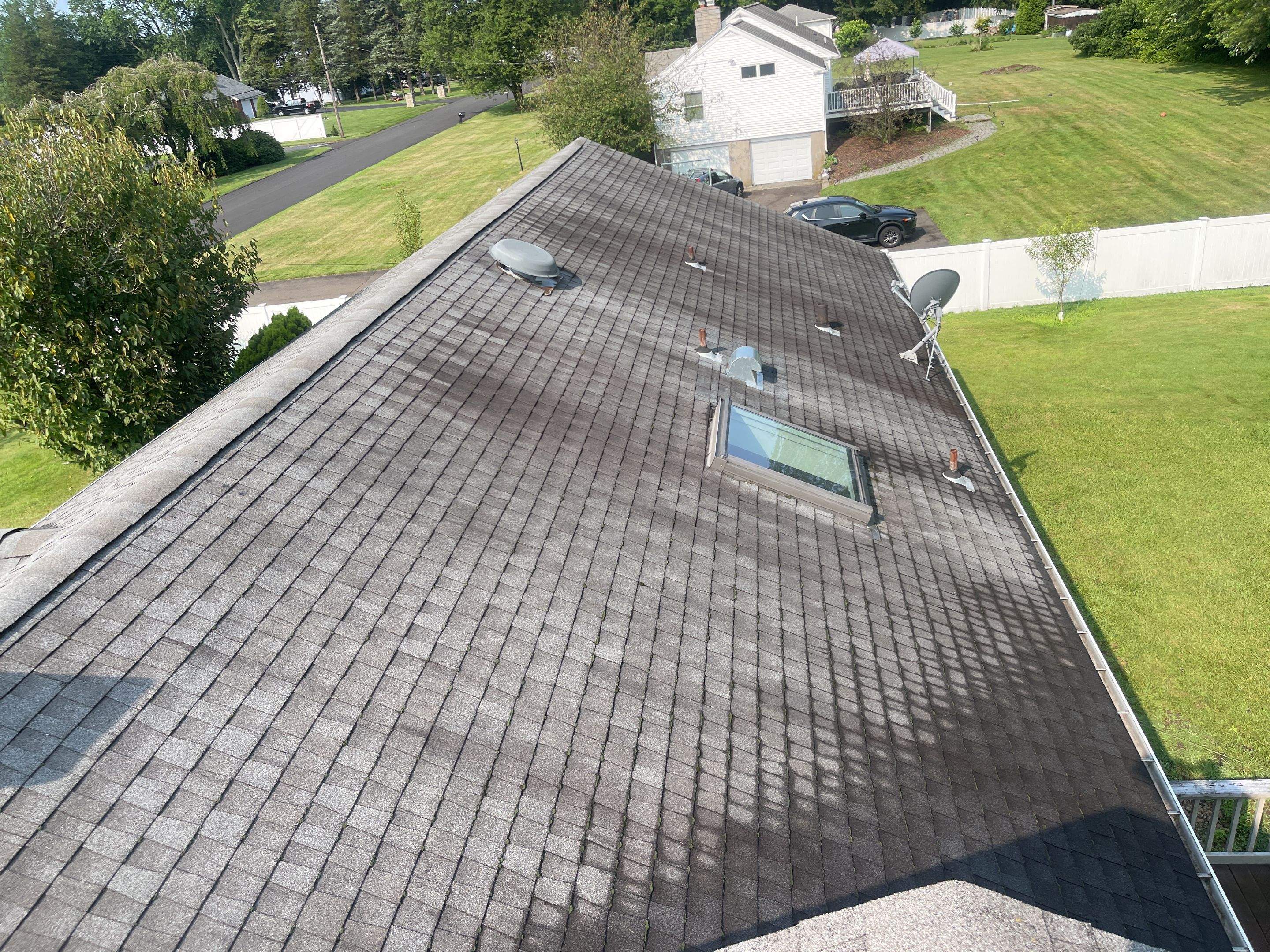 Residential Roofing Installation using Owens Corning TruDefinition Estate Gray by A Plus Exterior