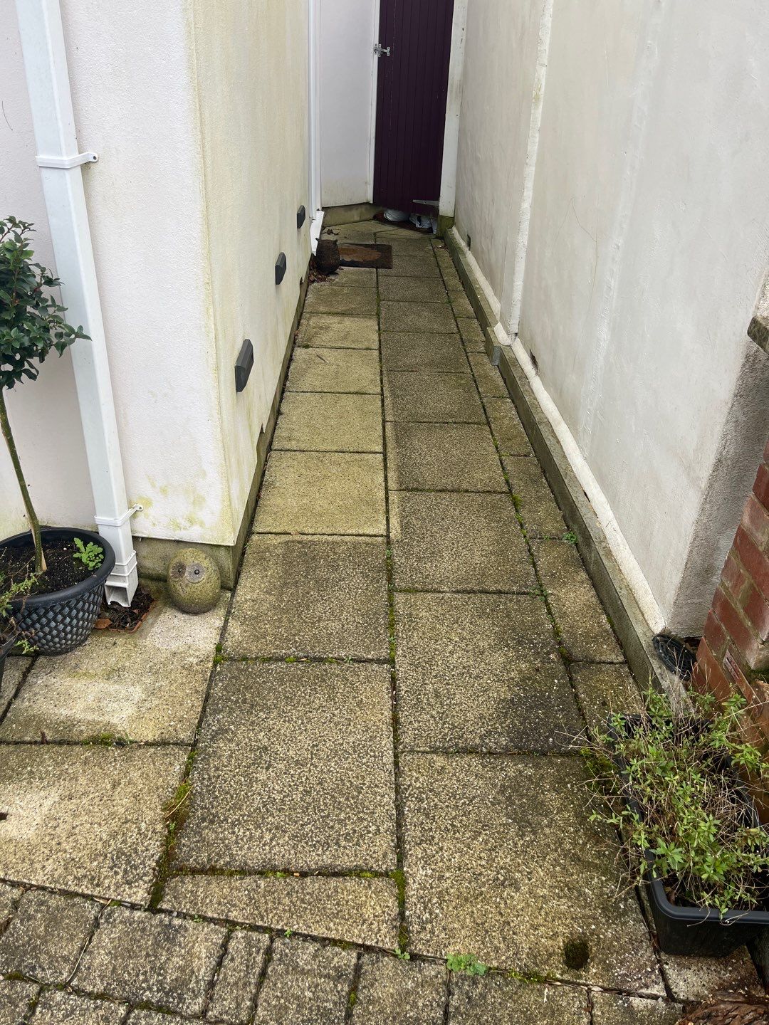Render and patio clean using Softwash Equipment by Ges Exterior Cleaning ltd