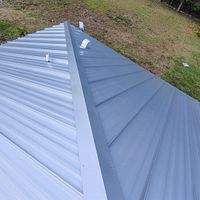24ga 1.5" Mechanical Seam Mill Finish by Total Roofing System The Metal Roof Experts