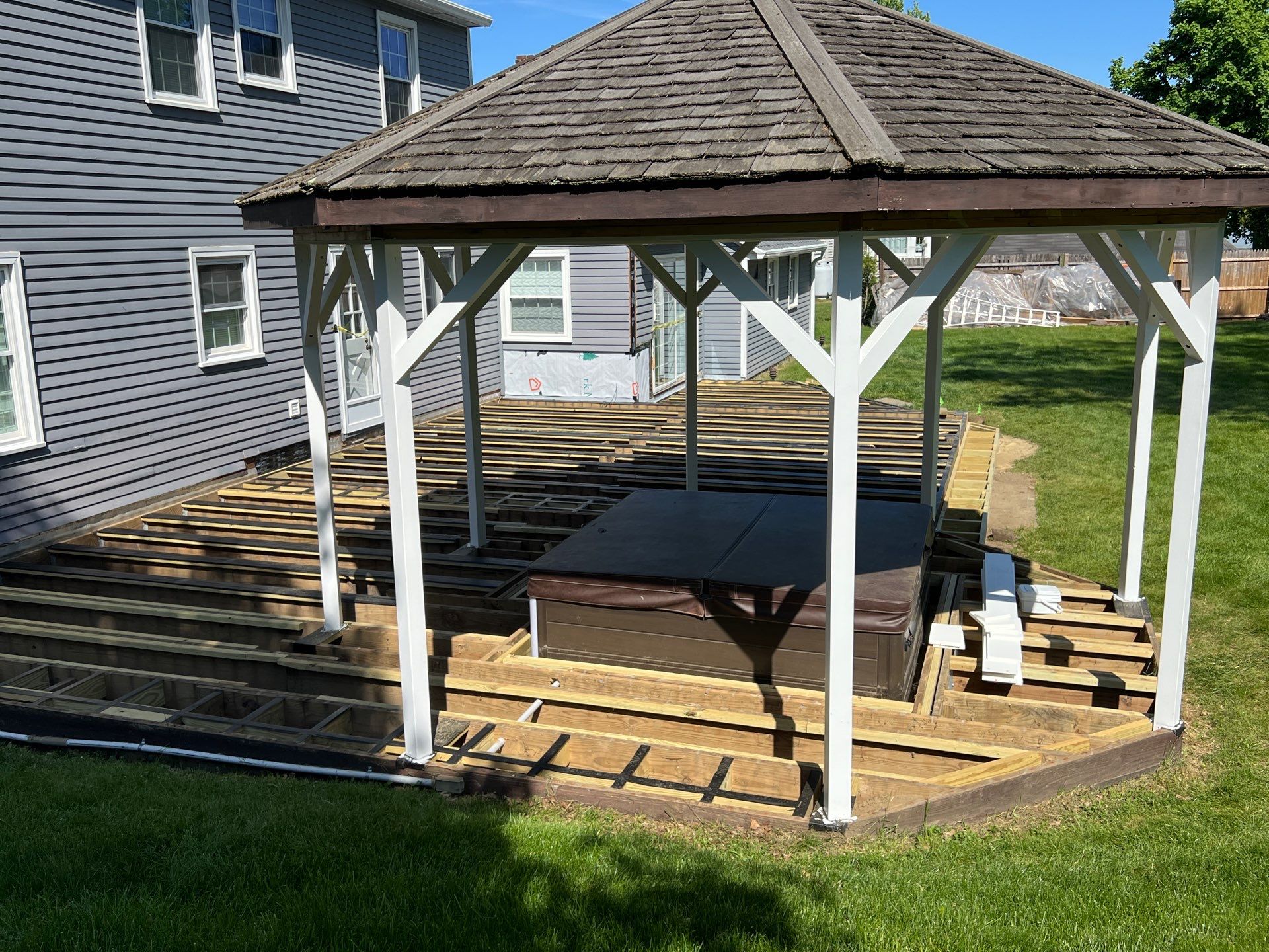 Deck Repair using Trex Select Decking by Chagnon Building & Remodeling LLC