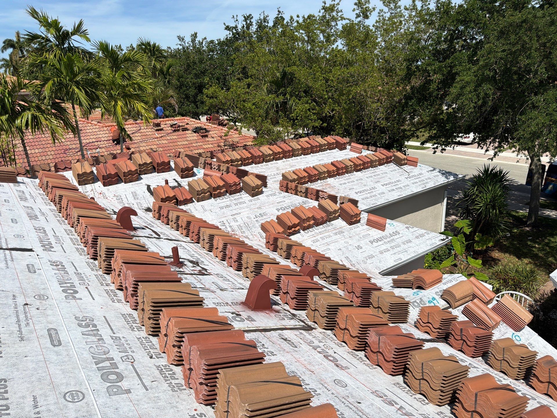Residential Roofing Installation using WestLake Roofing Tile by BLUES BROTHERS ROOFING