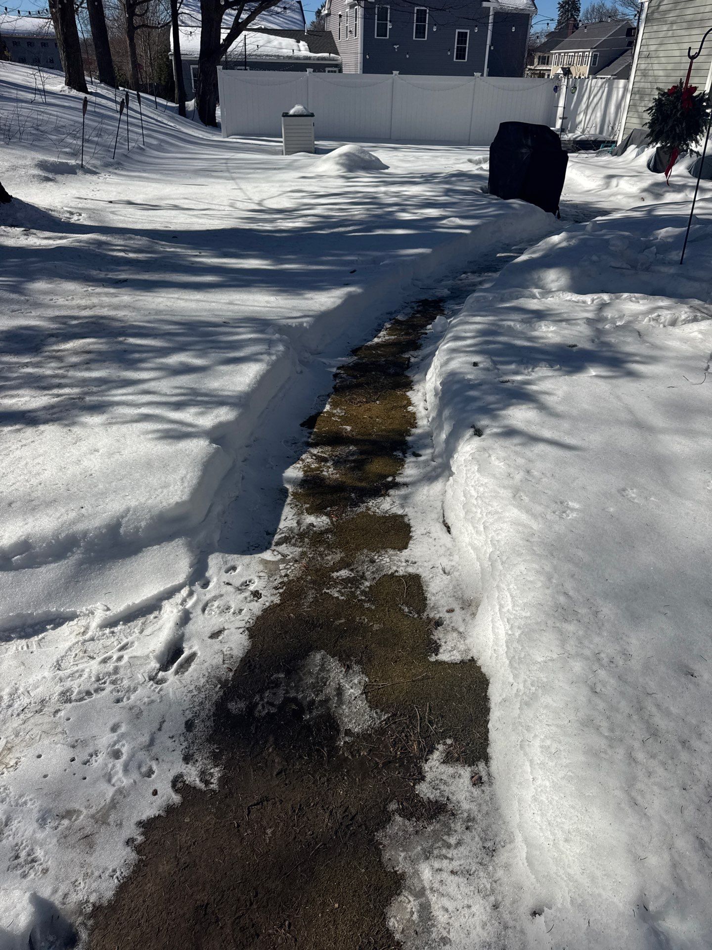 Snow/Ice Belt & Ice Dam Removal Project in Woburn by Mighty Dog Roofing of Greater Middlesex County