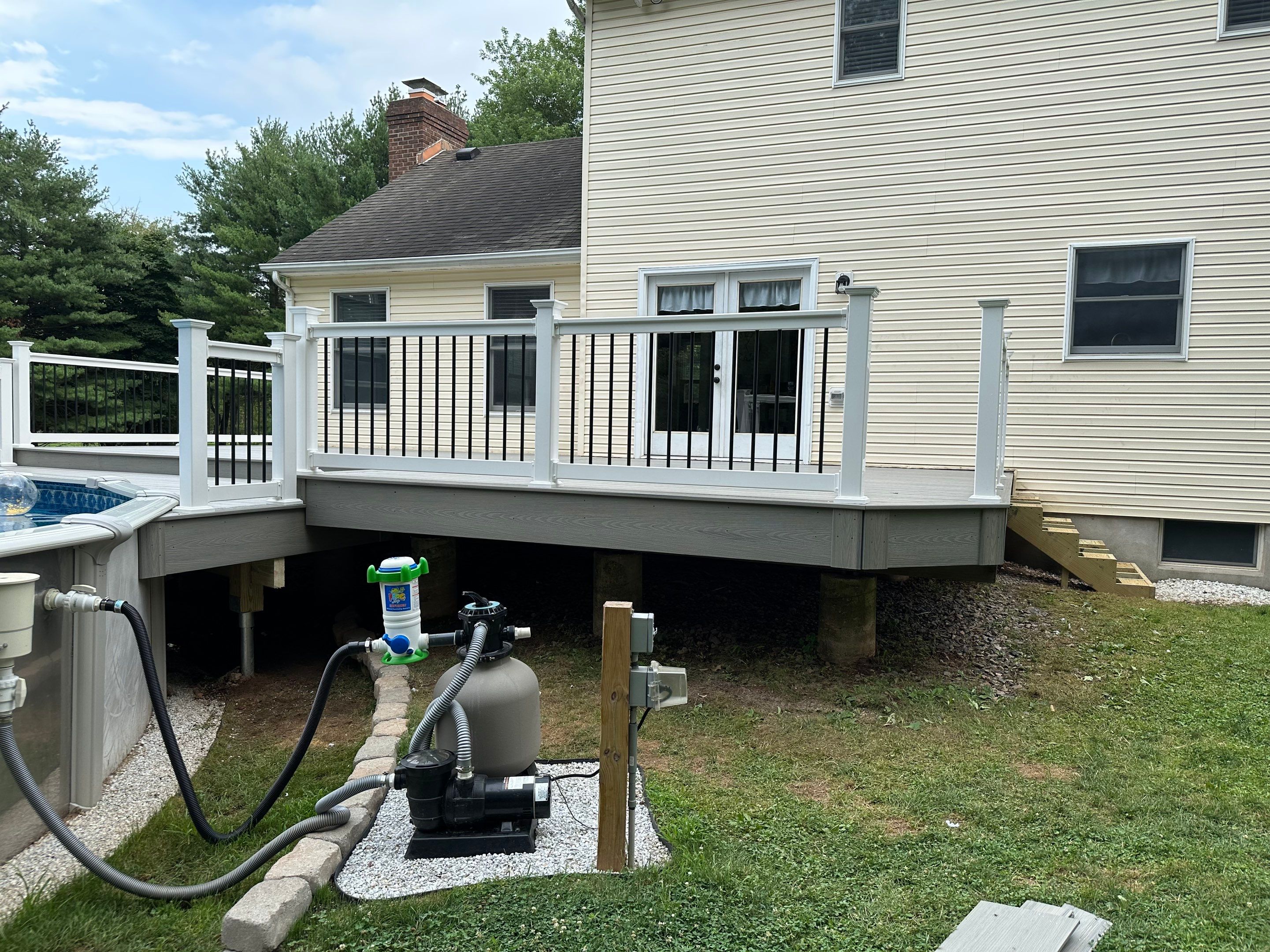 New Pool Deck IN Flemington by deck guardian