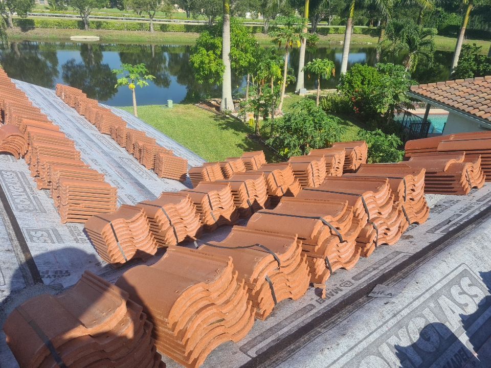 Residential Roofing Installation using Eagle Roofing Tile by BLUES BROTHERS ROOFING