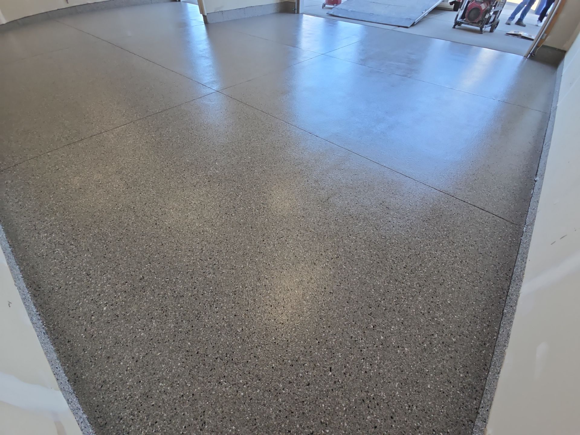 Garage Transformation using Shale Hybrid by Croc Coatings, LLC