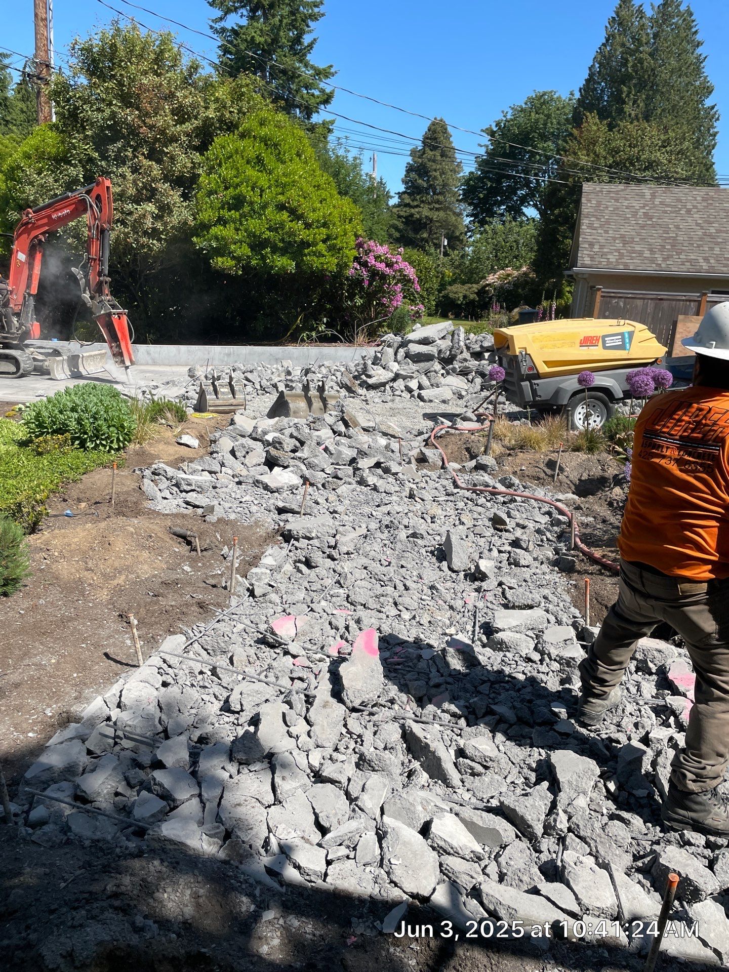 Concrete Driveway Makeover | Edmonds  by Jireh Asphalt & Concrete Inc 