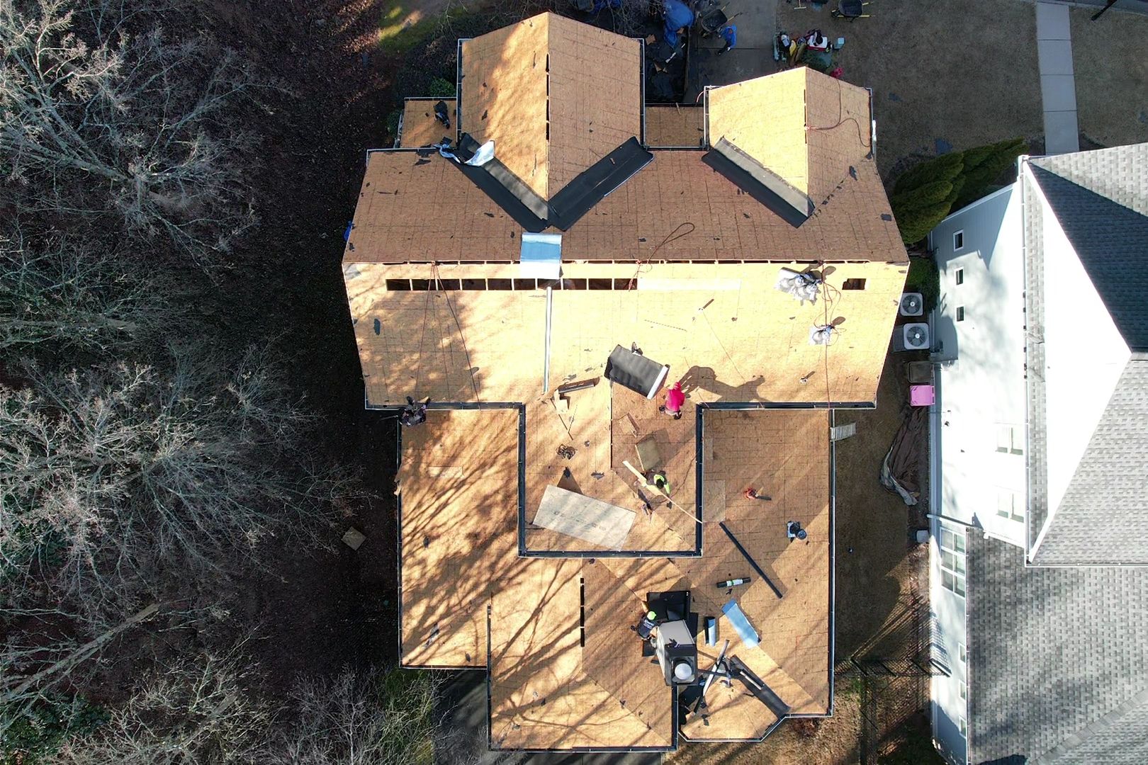 Residential Roofing Installation using Owens Corning by Inspector Roofing and Restoration