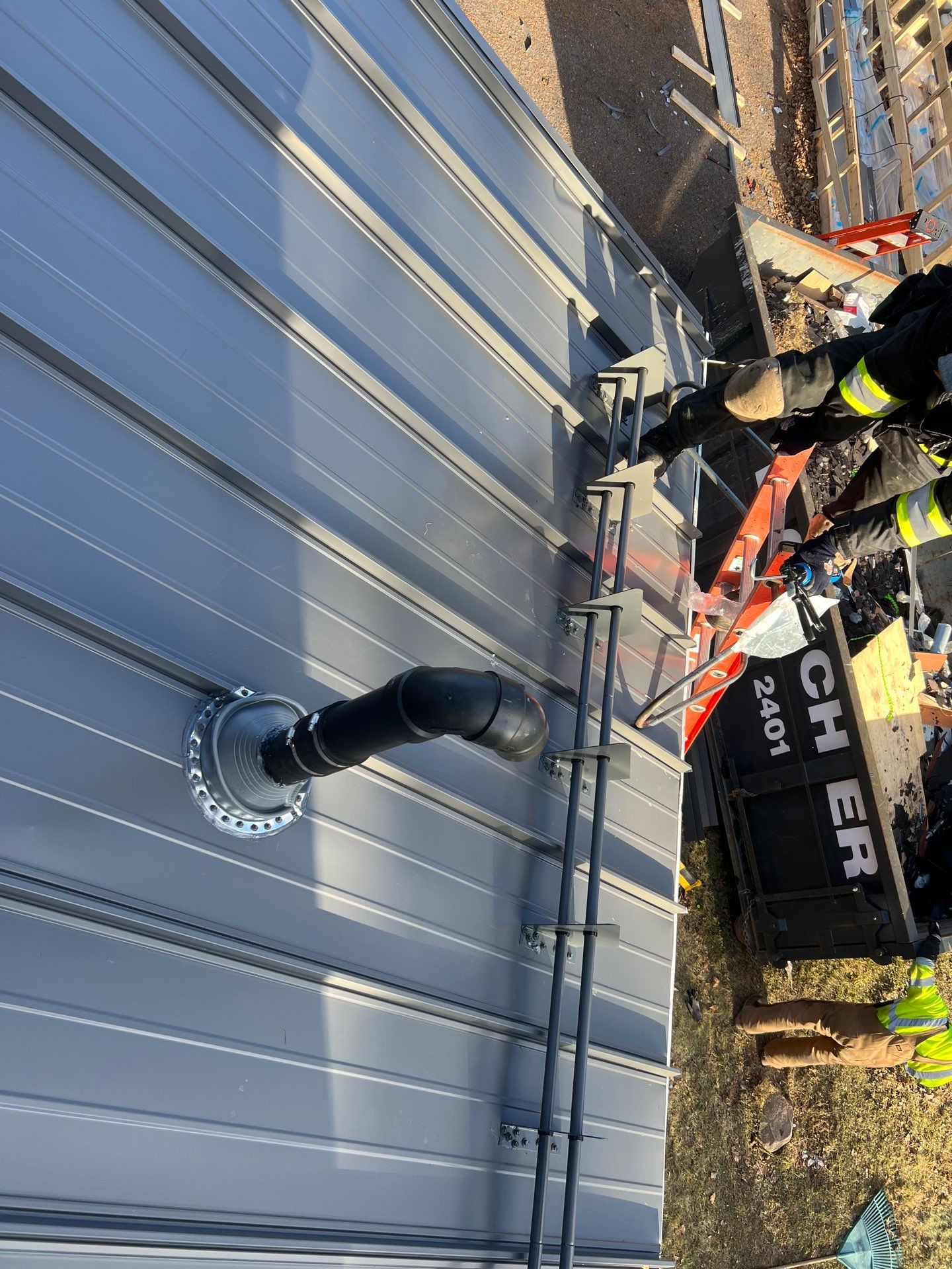 Residential Roofing Installation using Ideal Steel Standing Seam  by Artisan Roofing & Home Improvements Inc.