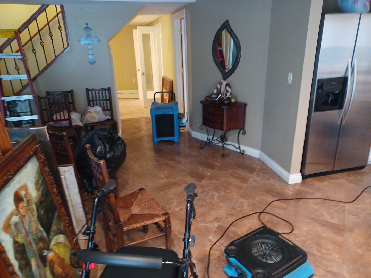 Project in West Bloomfield by EzDry Water Mitigation & Property Restoration