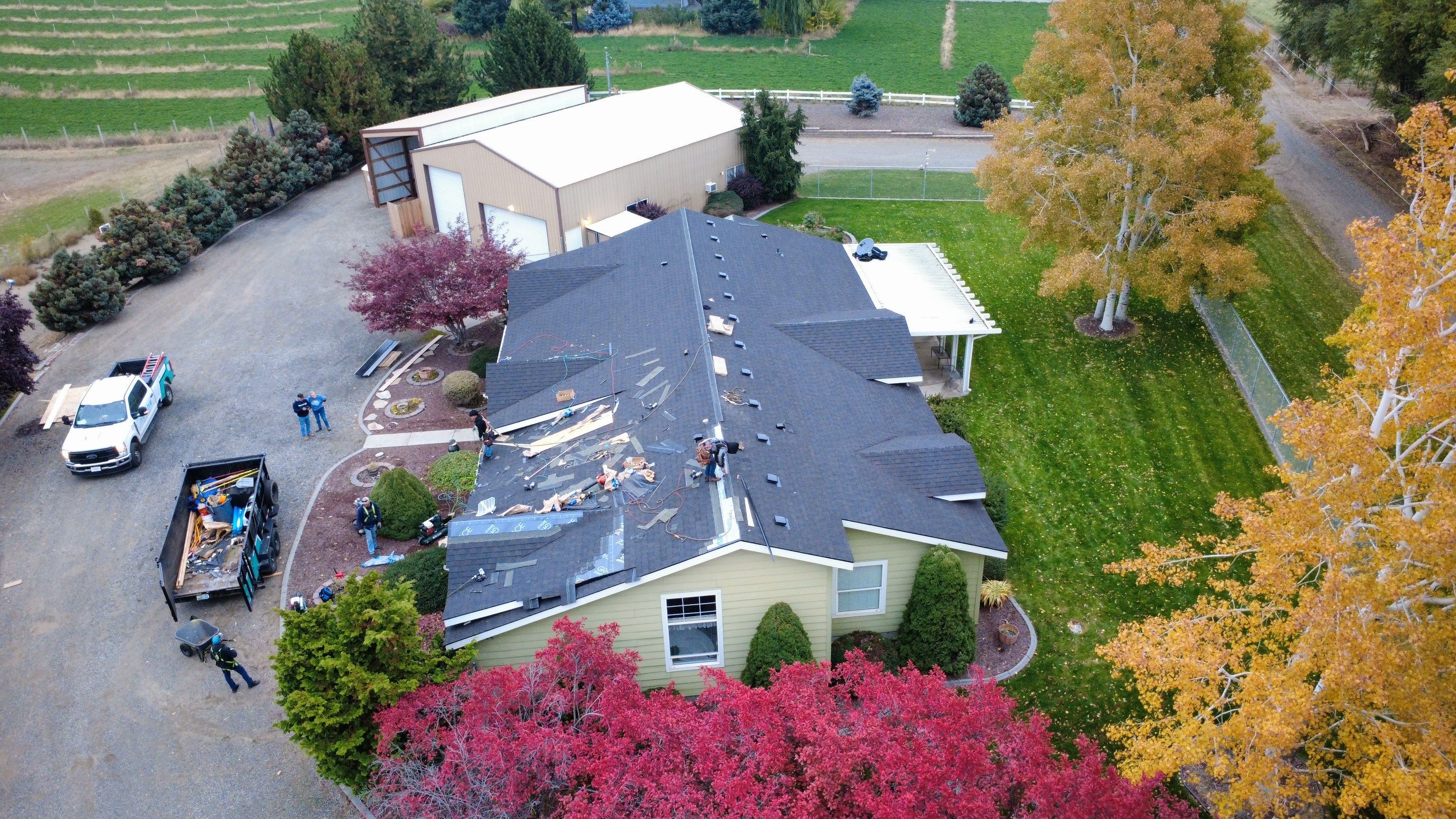 Pasco Residential Roofing Installation Featuring Full Shingle and Sheathing Replacement by Alpine Roofing