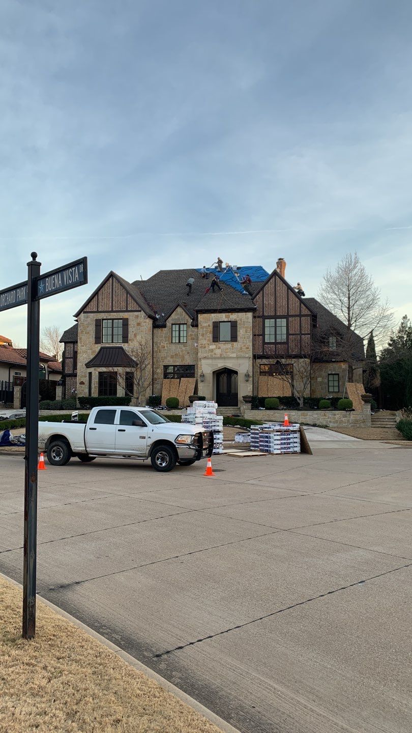 Full Roof Replacement On Beautiful Home in McKinney Texas by Elite Roofing LLC