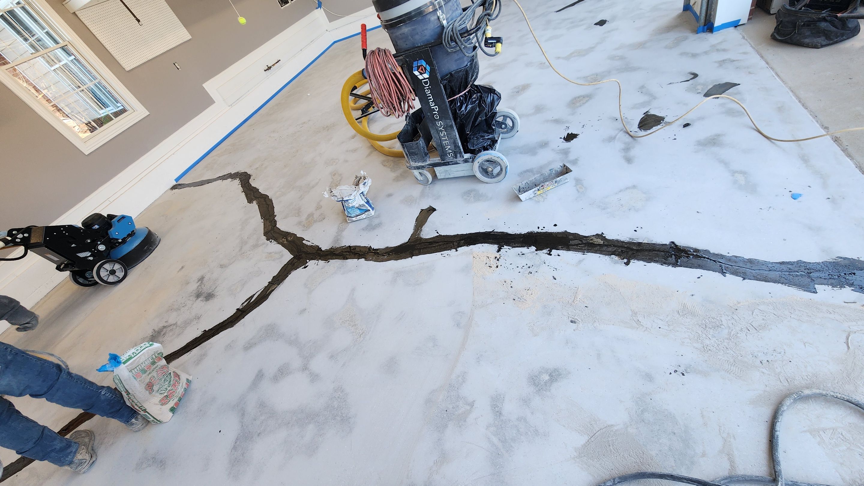 Garage transformation using Wombat flake by Opus Renovations 