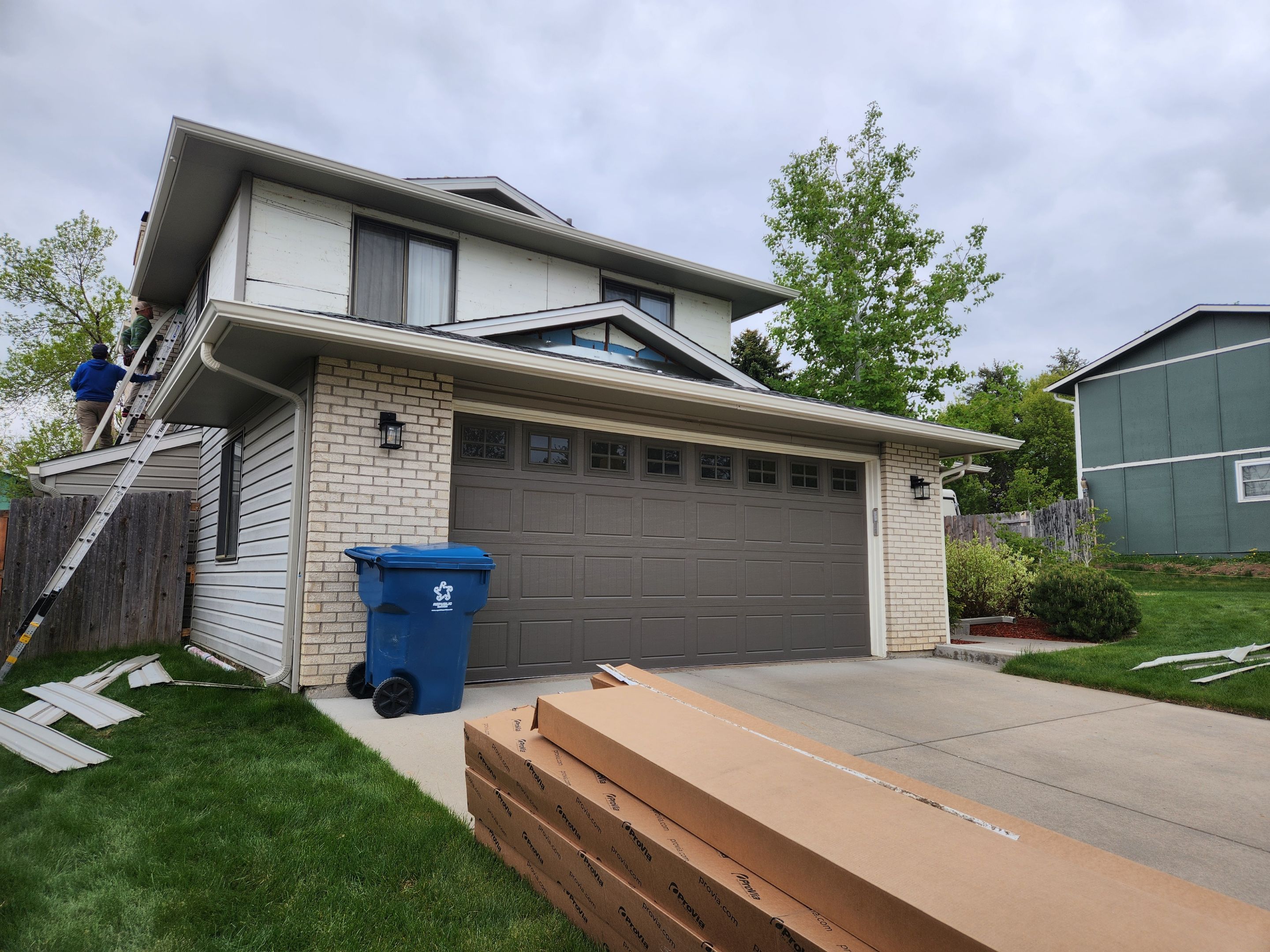 Vinyl siding replacement  by United Windows and Siding LLC