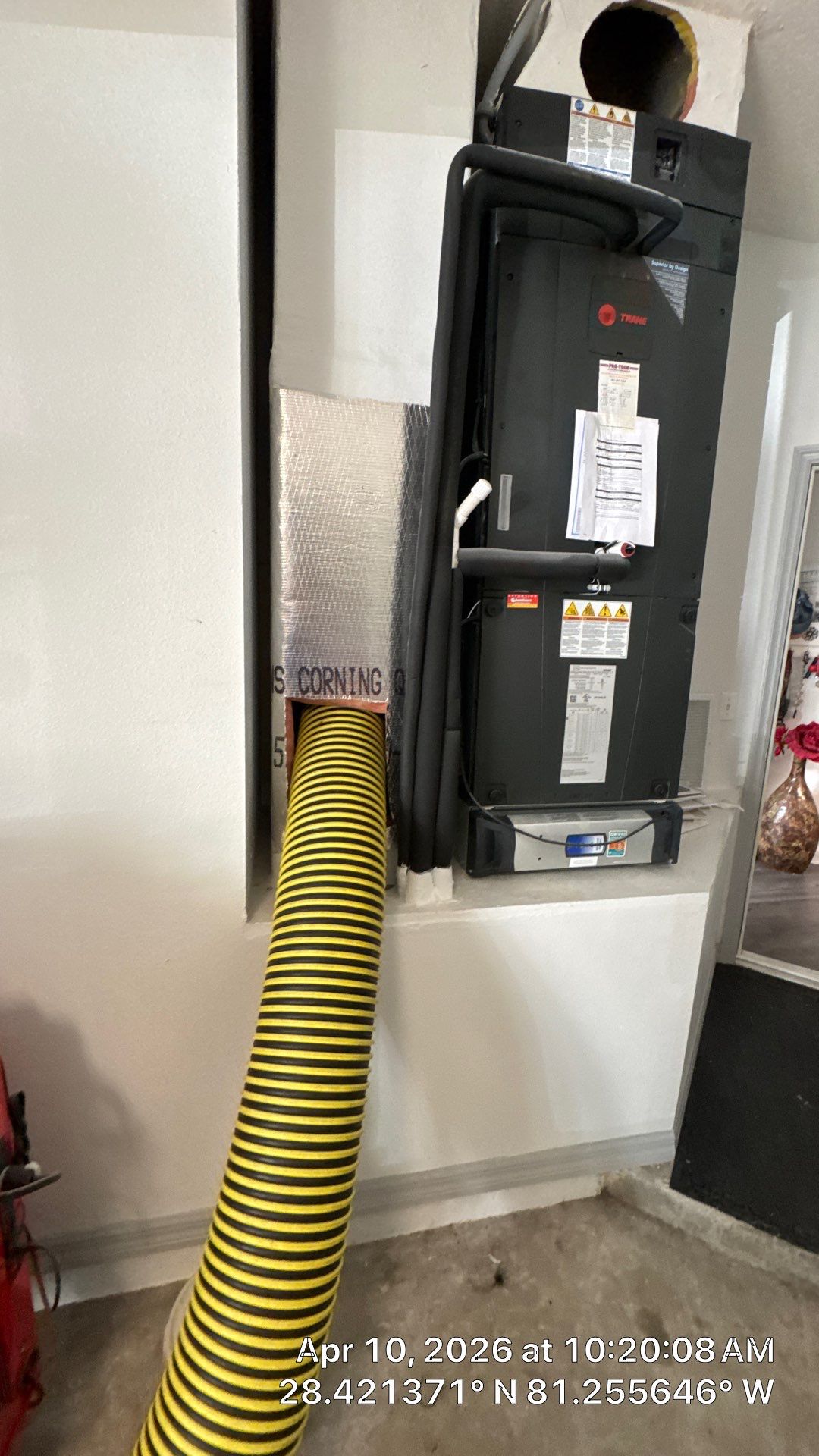 Air Duct Bath Fan Exhaust Cleaning in Orlando by Hygienic Air, Inc