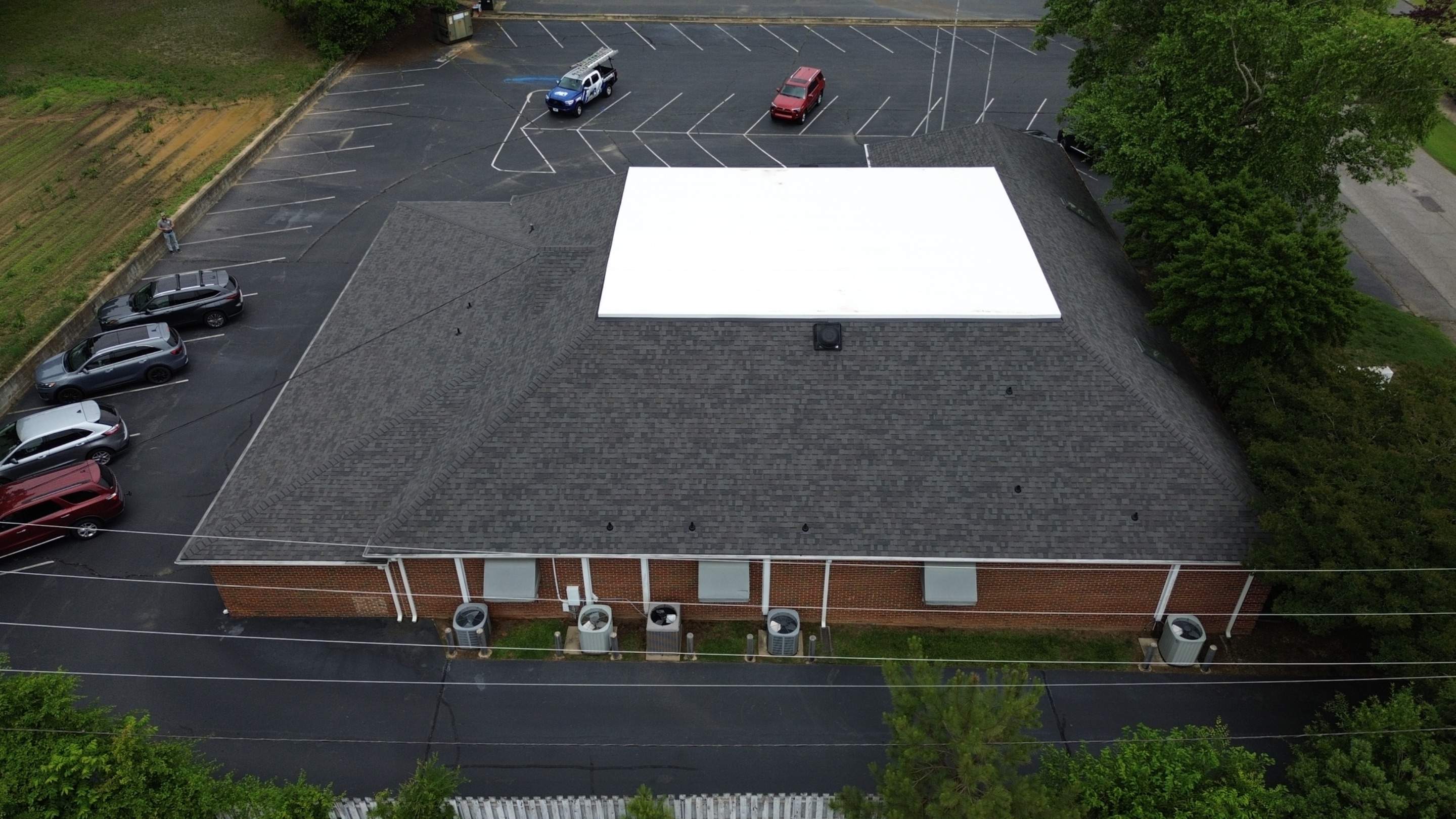 Commercial Shingle and TPO Roof Replacement in Rock Hill, South Carolina by Merritt Roofing LLC