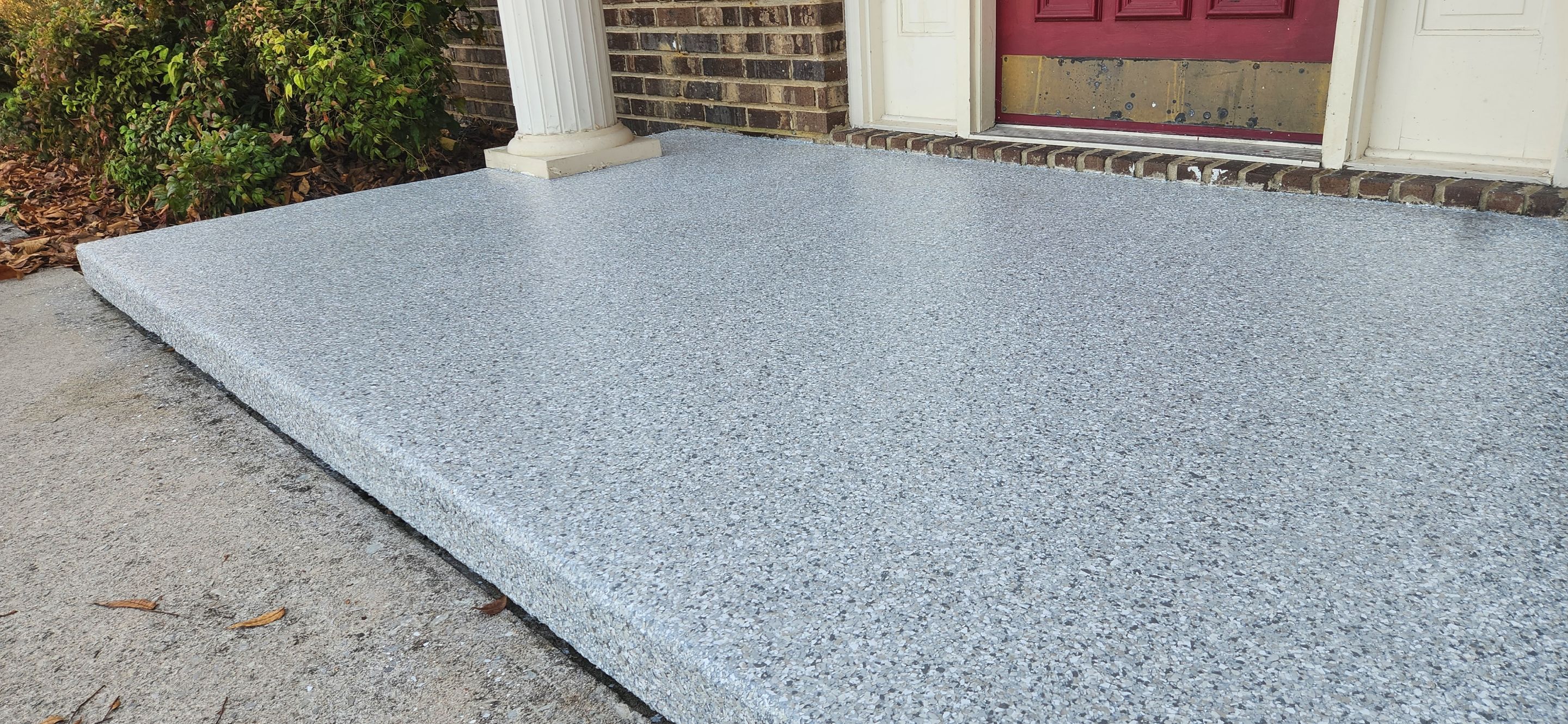 Porch & Garage Using Rocky Ridge & Creekbed by Elite Floor Solutions