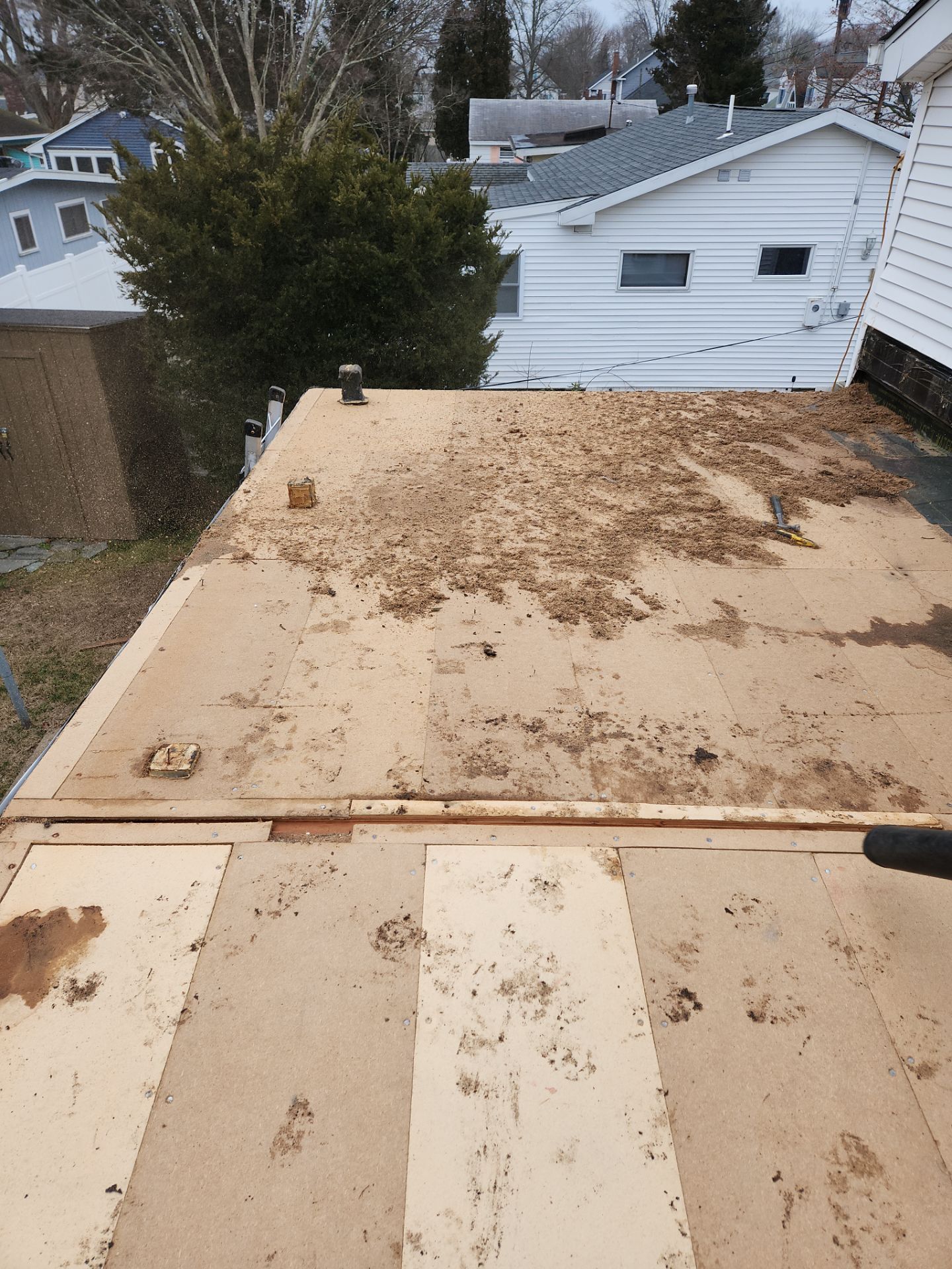 Residential Roofing Installation using Owens Corning TruDefinition Duration Sierra Gray by A Plus Exterior