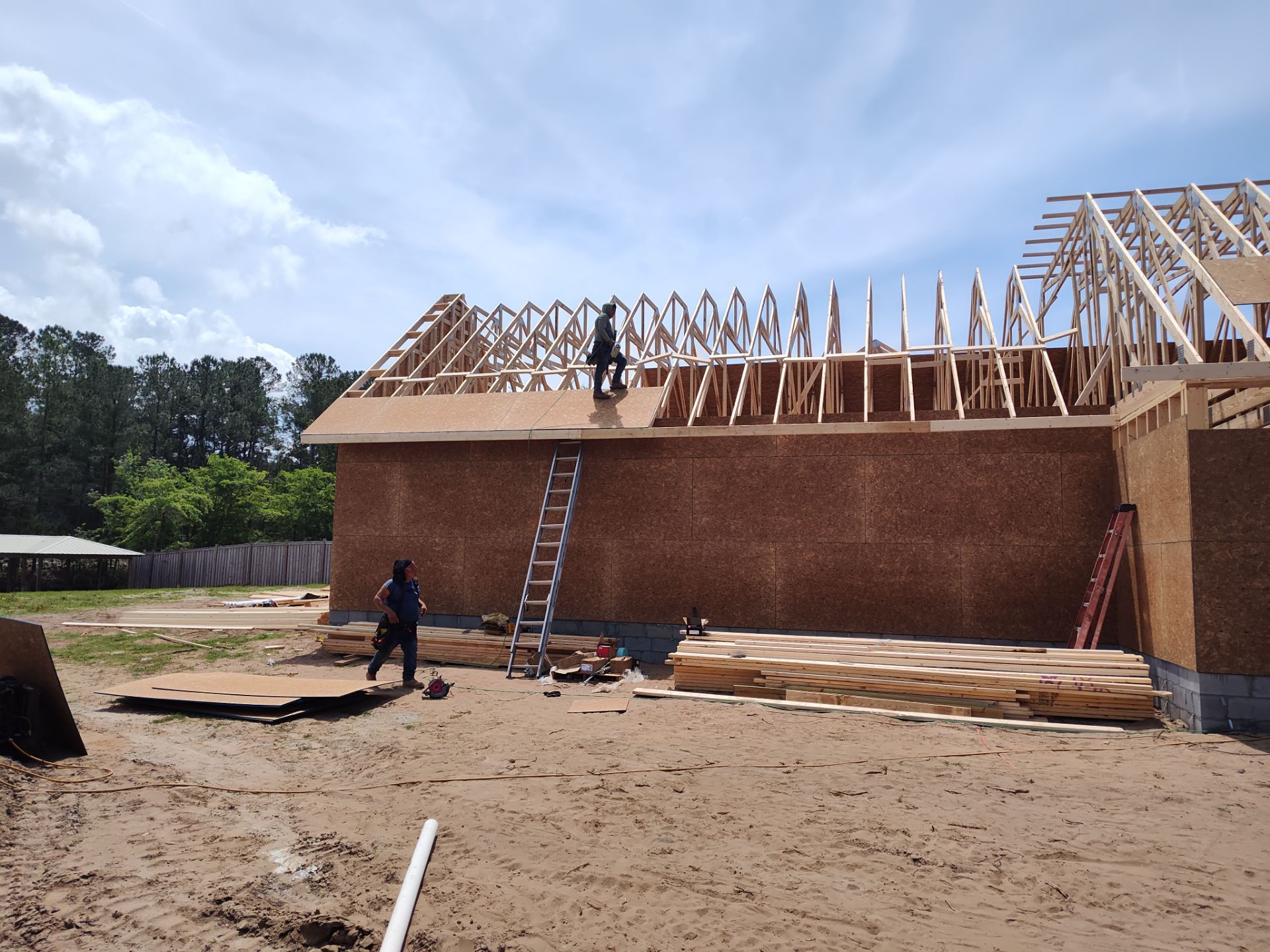 Home under constrution by Cornerstone Home Builders, LLC