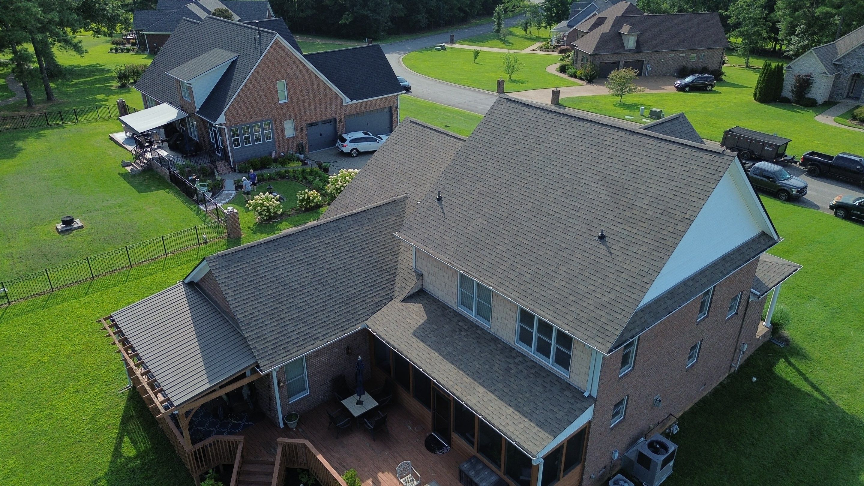 Residential Roofing Installation and Gutter Replacement in Dickson, Tennessee by Shinglesmiths Roofing