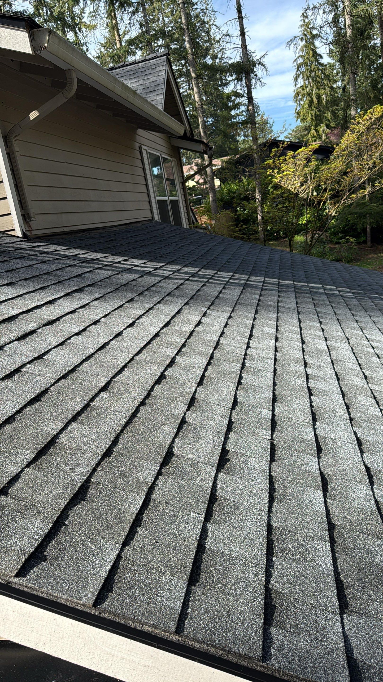 Residential Roofing Installation using GAF UHDZ Shingles by Roofing Formula LLC